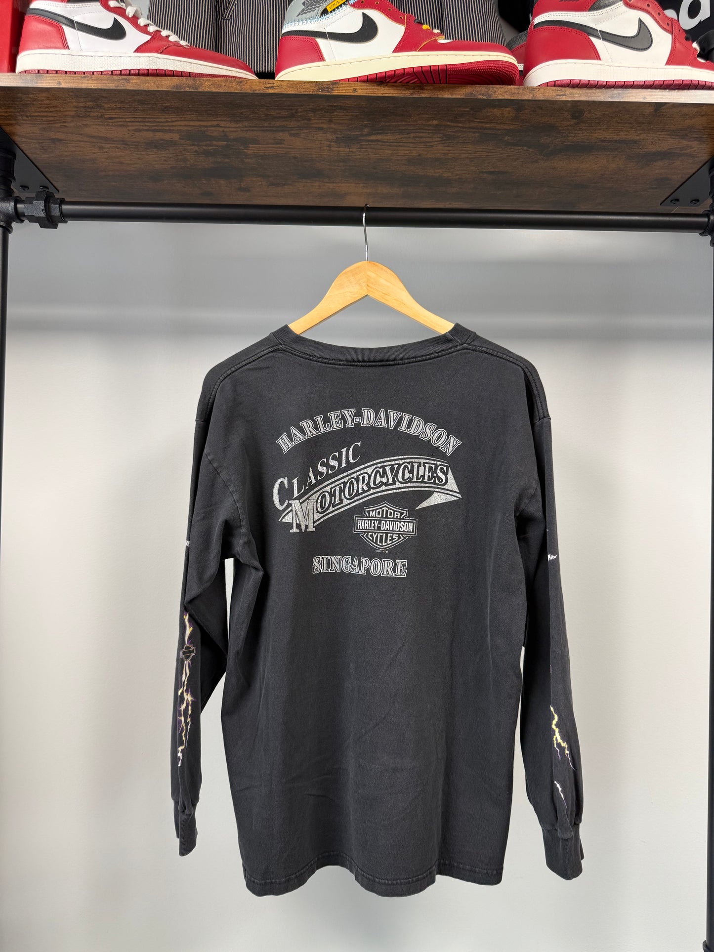 2001 Harley Davidson Long Sleeve - Size L