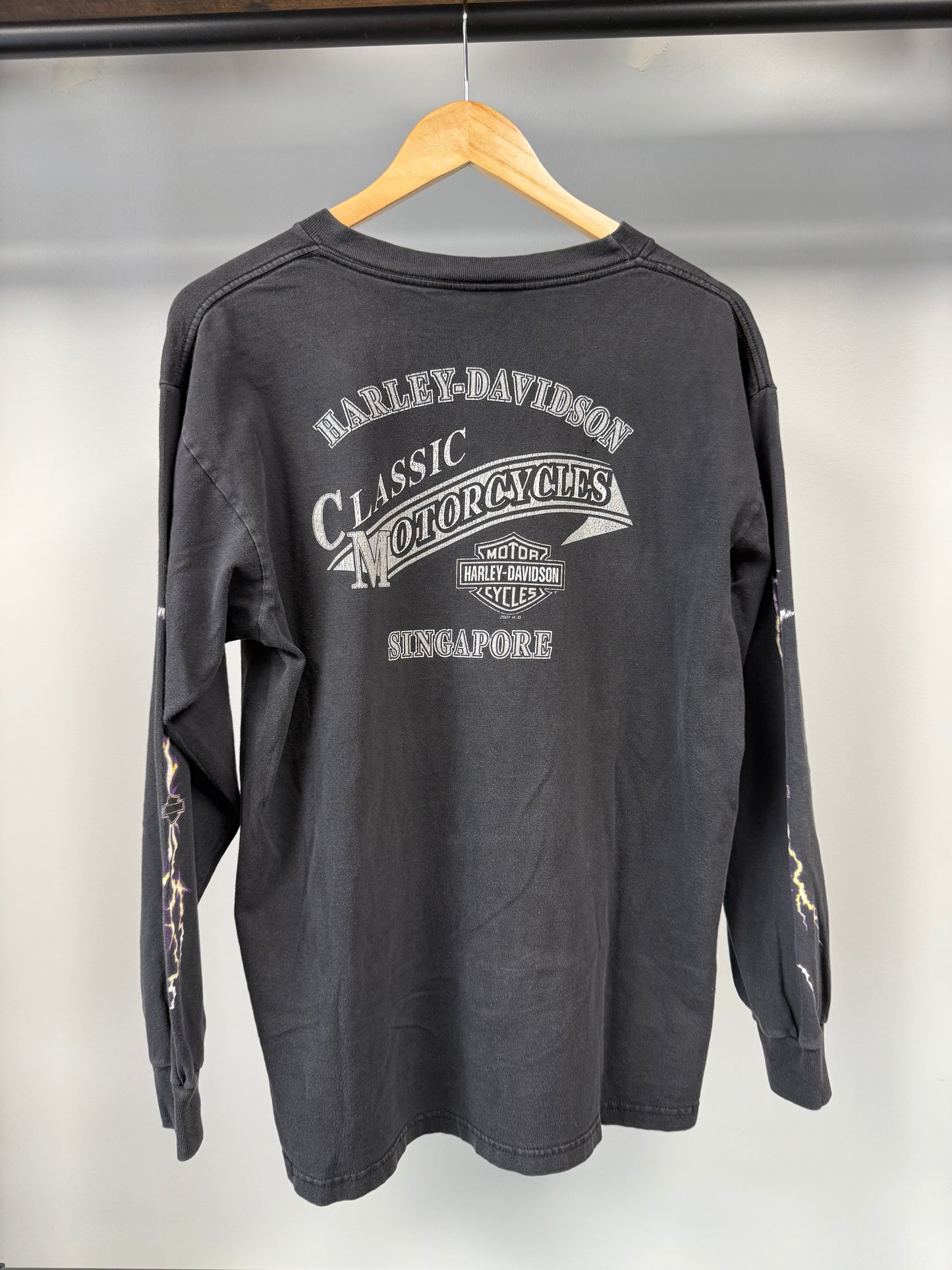 2001 Harley Davidson Long Sleeve - Size L