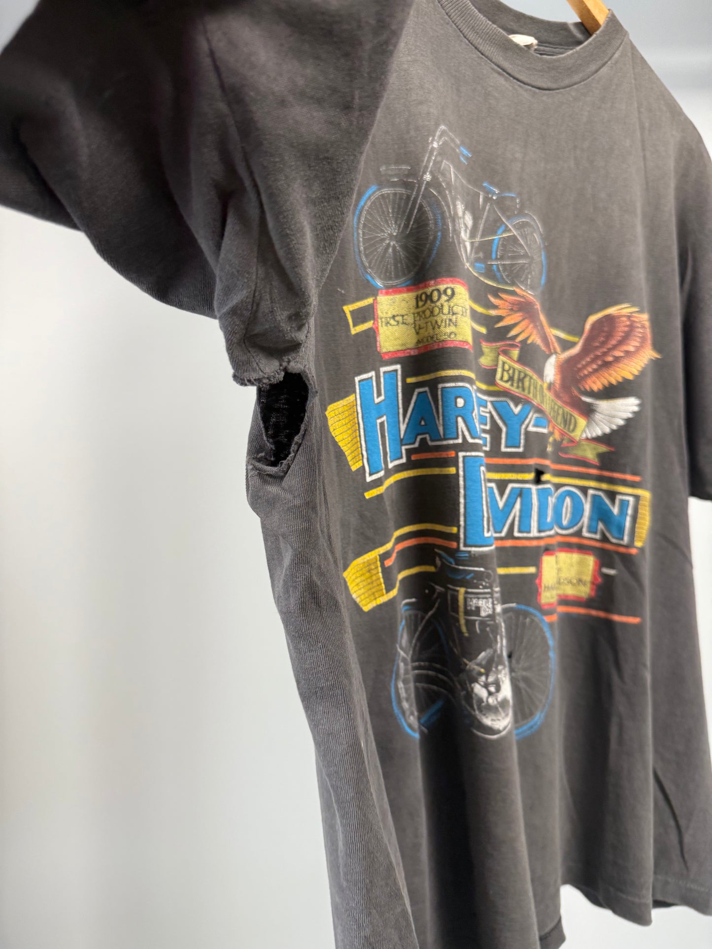 1990 Harley Davidson Tee - Size L