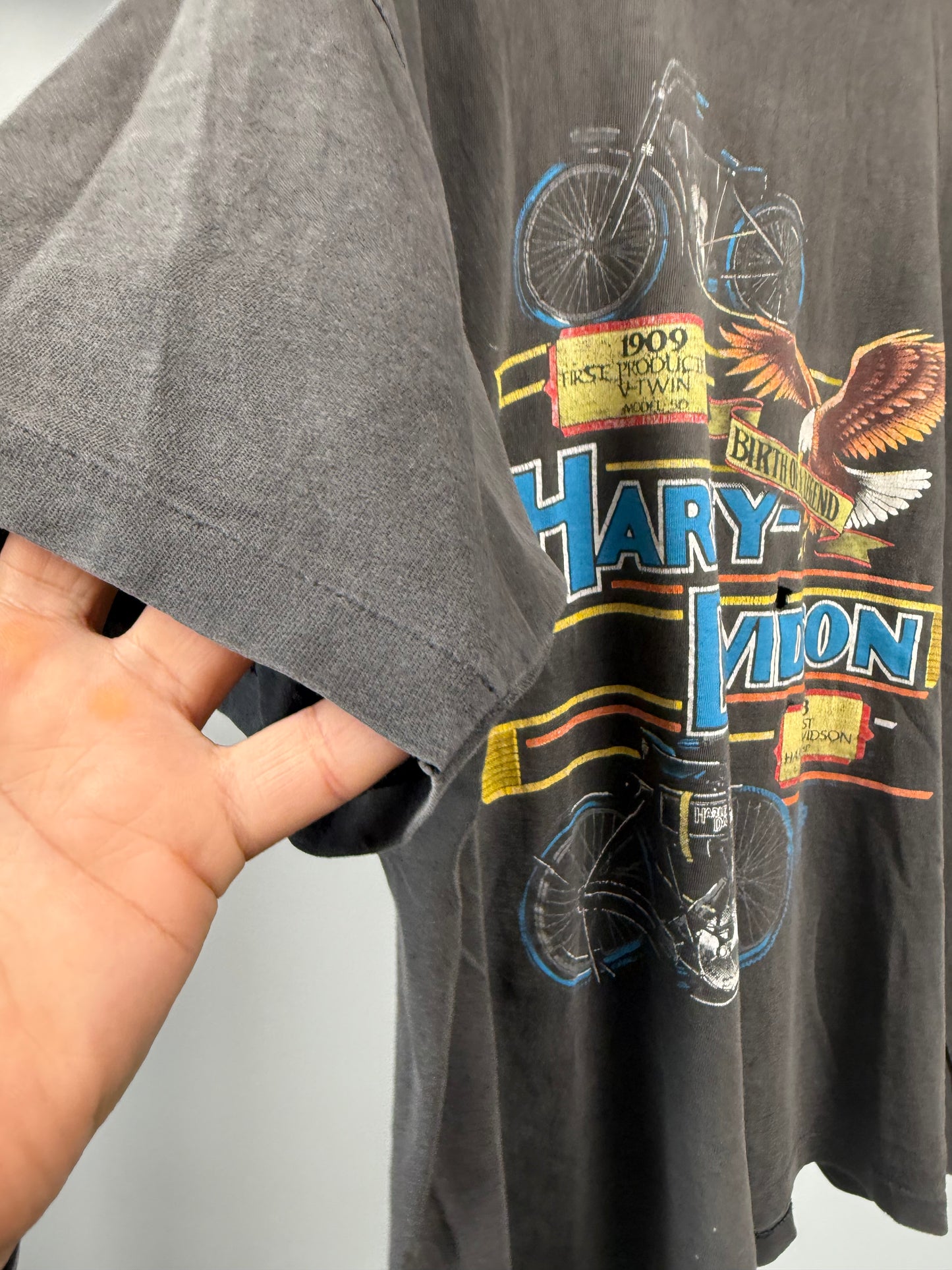 1990 Harley Davidson Tee - Size L