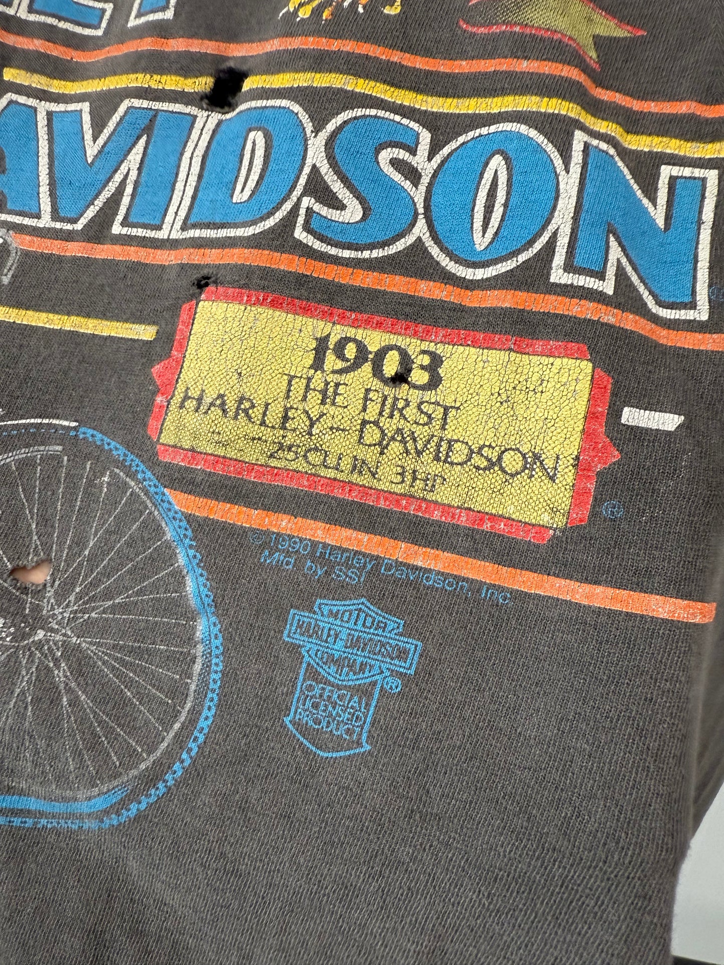 1990 Harley Davidson Tee - Size L