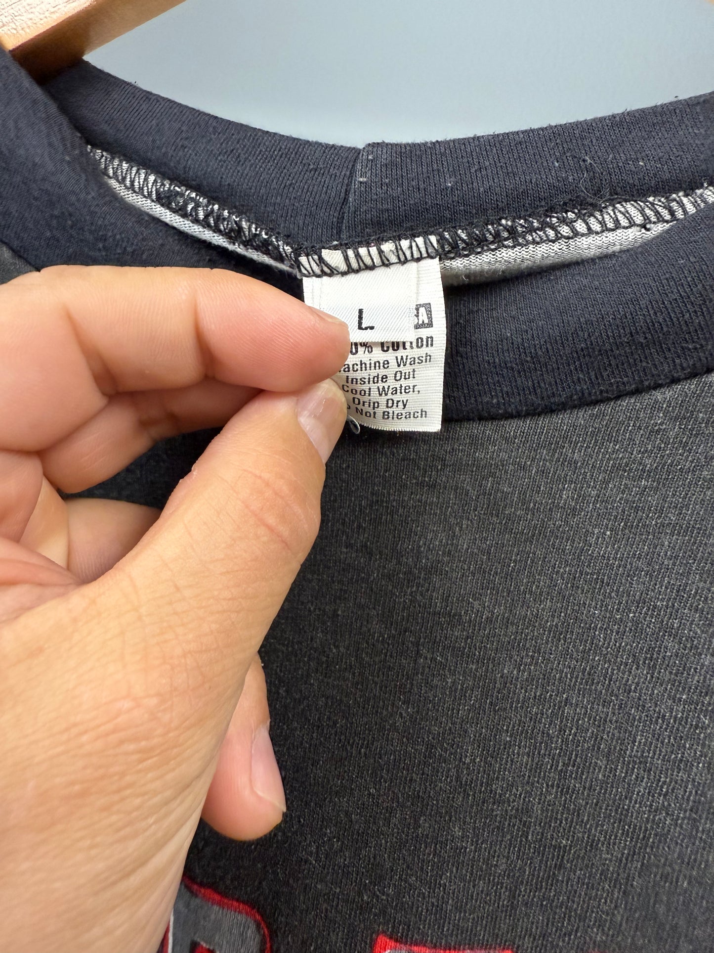 90s Grave Digger Racing Flames Long Sleeve - L