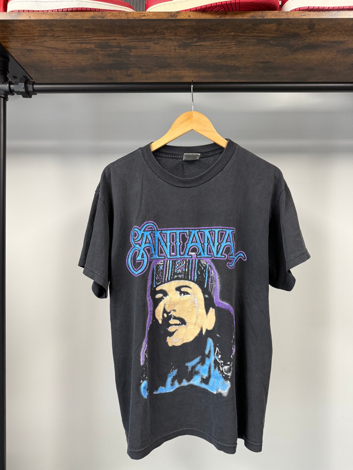 1996 Carlos Santana "Dance of the Rainbow Serpent" Tee - L