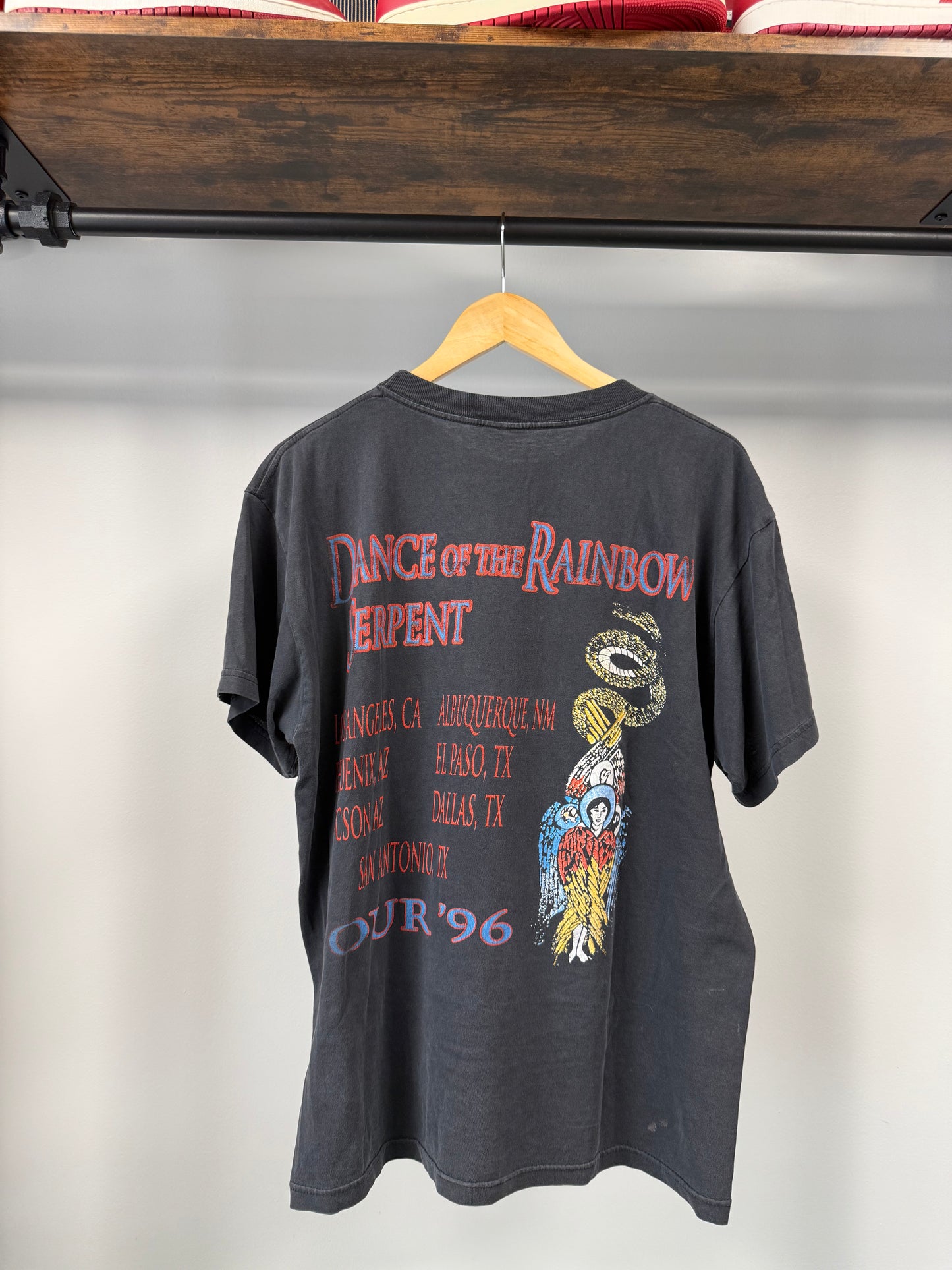 1996 Carlos Santana "Dance of the Rainbow Serpent" Tee - L
