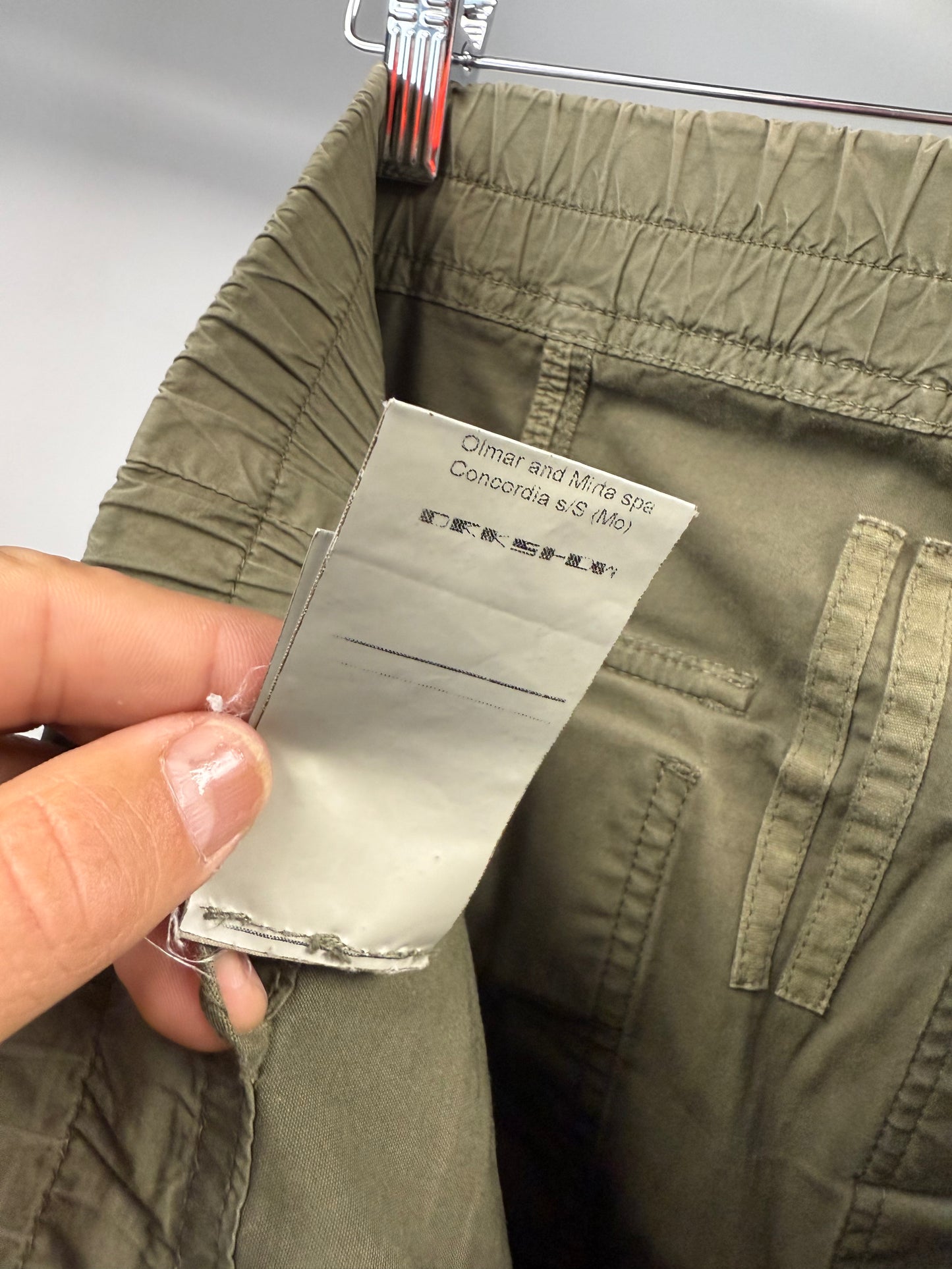 Rick Owens Creatch Cargo Shorts "Green" - S