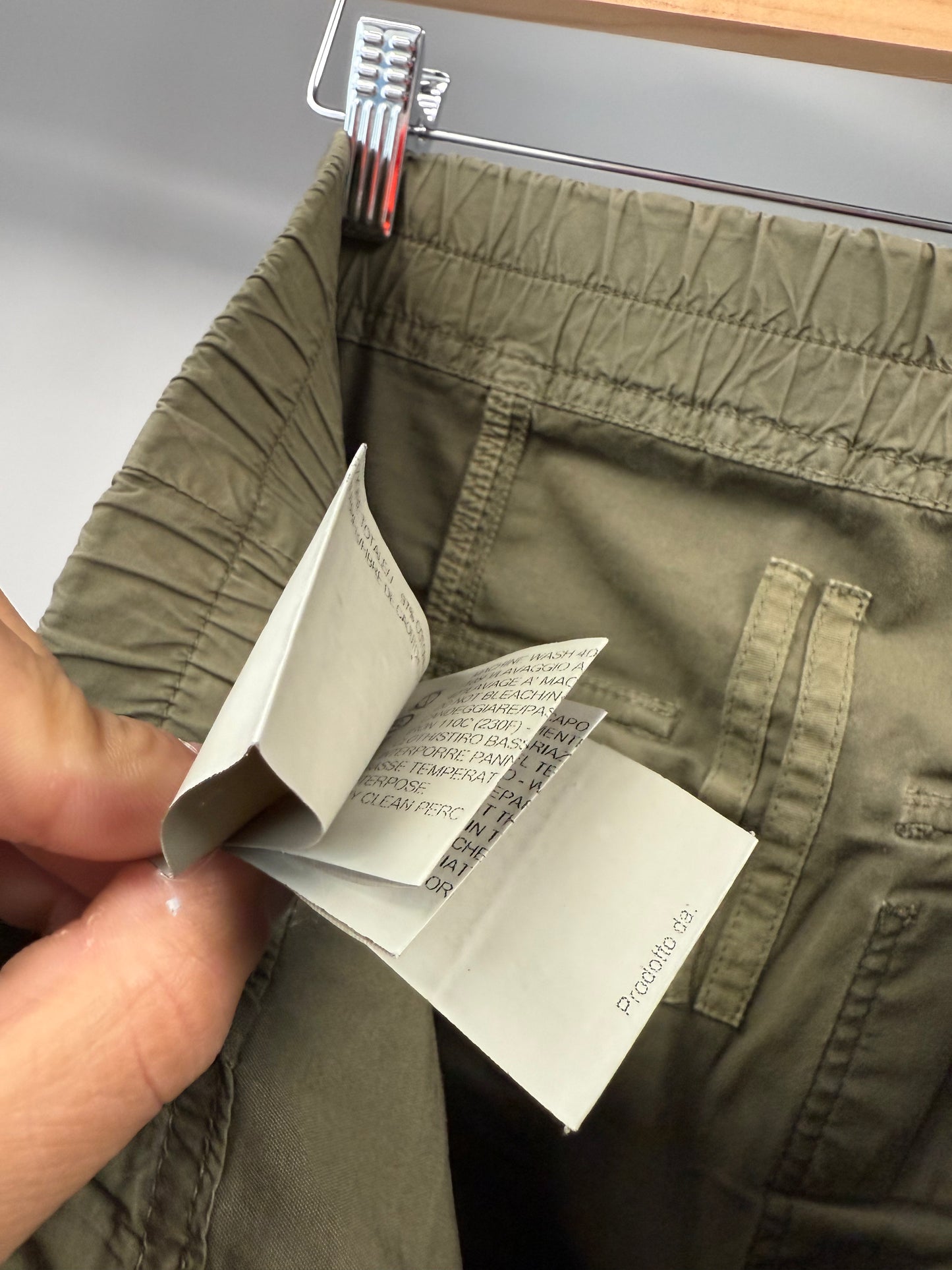 Rick Owens Creatch Cargo Shorts "Green" - S