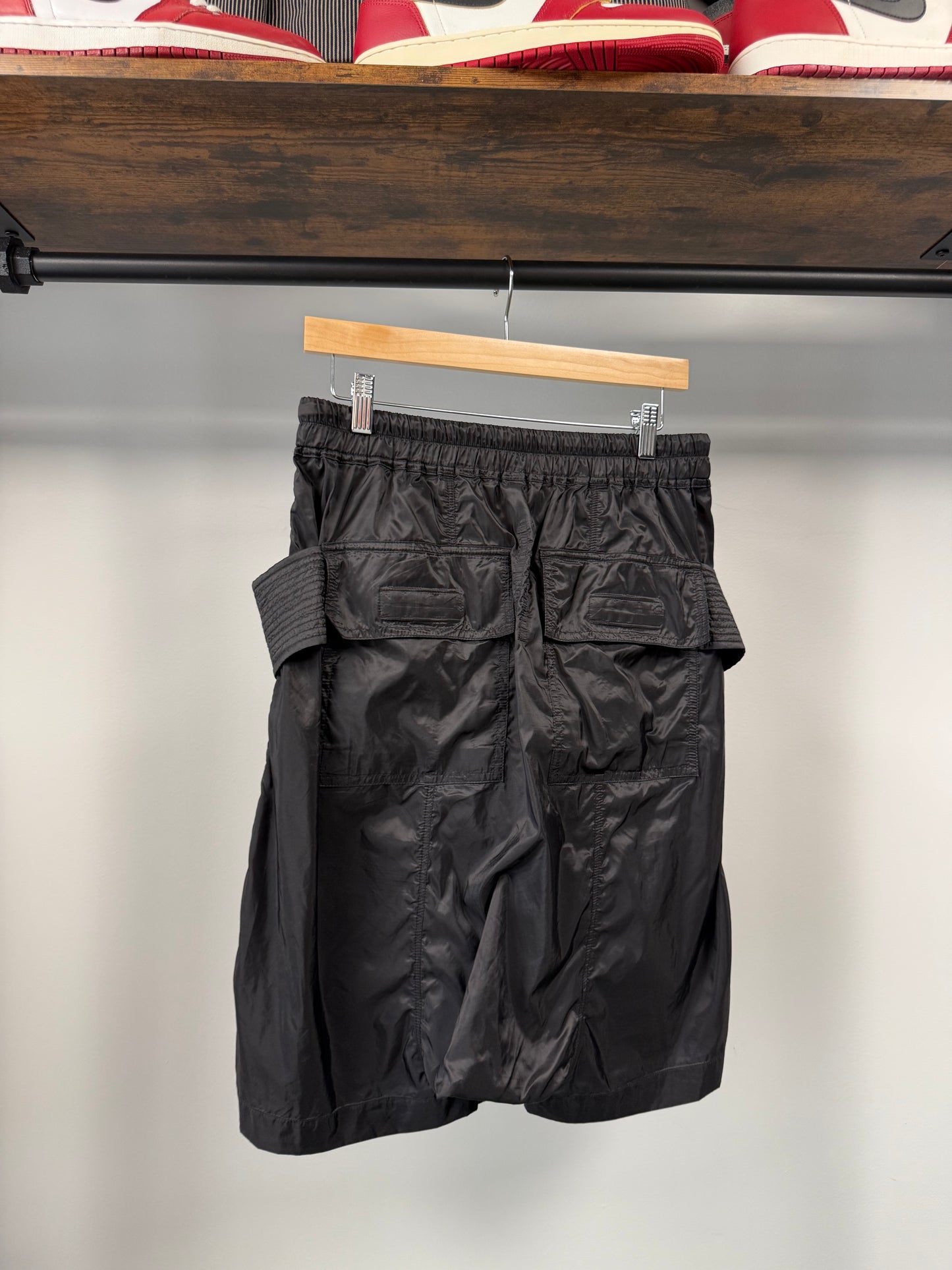 Rick Owens Creatch Cargo Shorts "Black" - S