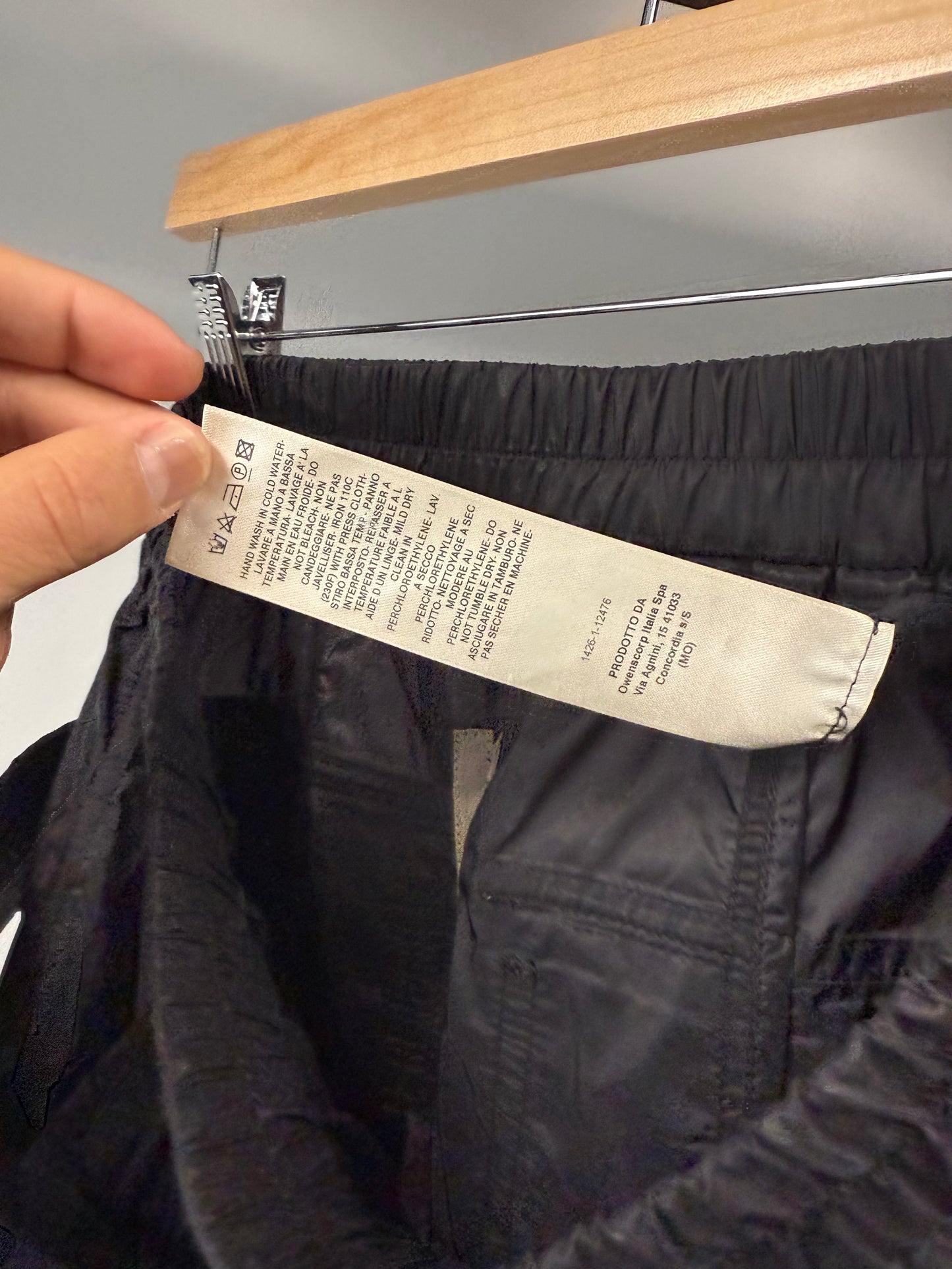 Rick Owens Creatch Cargo Shorts "Black" - S