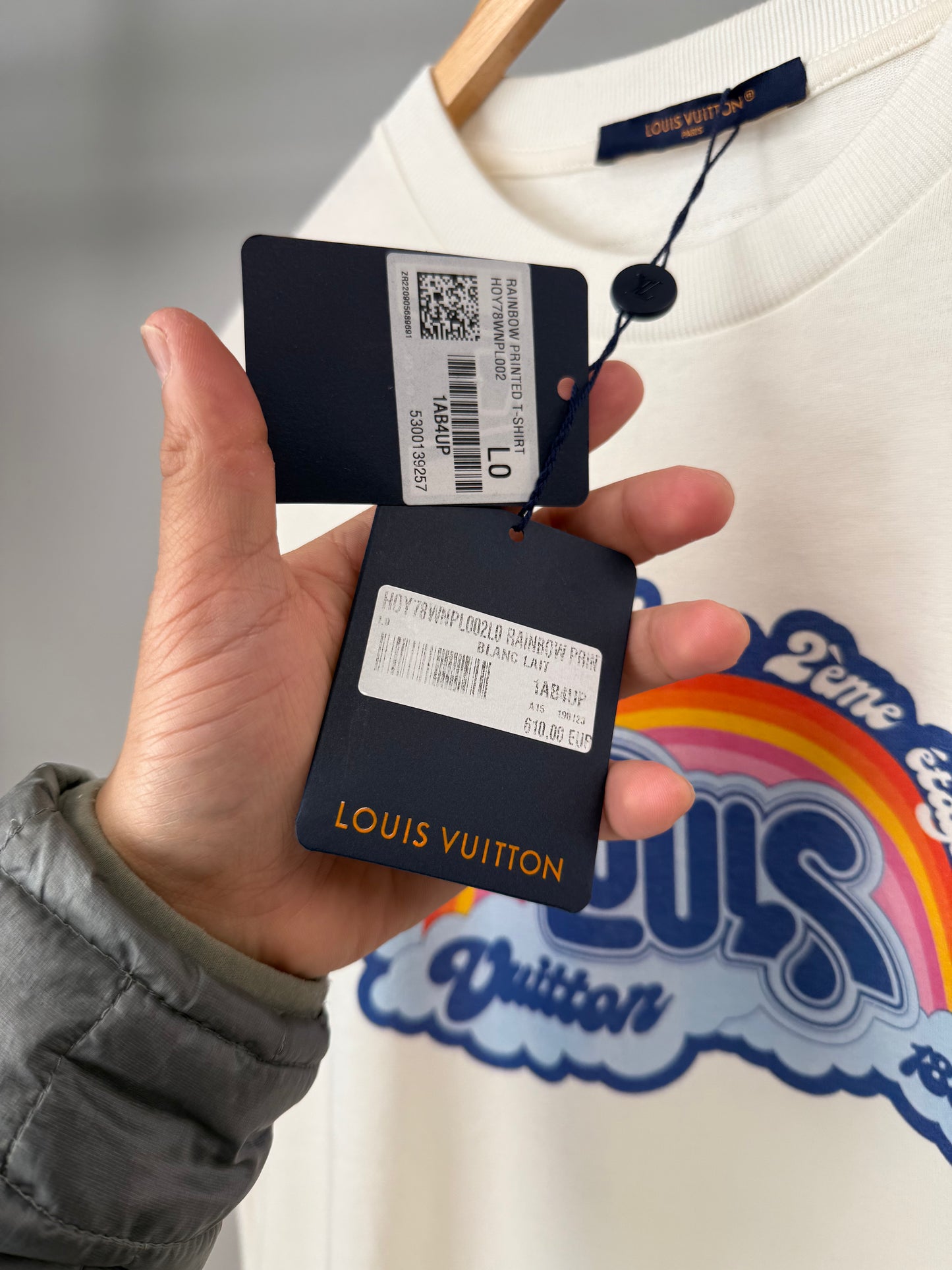 Louis Vuitton - White Rainbow Logo T-Shirt