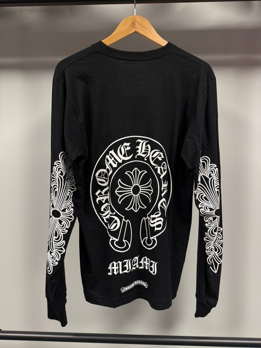 Chrome Hearts "Miami" Exclusive Long-Sleeve T-Shirt - M
