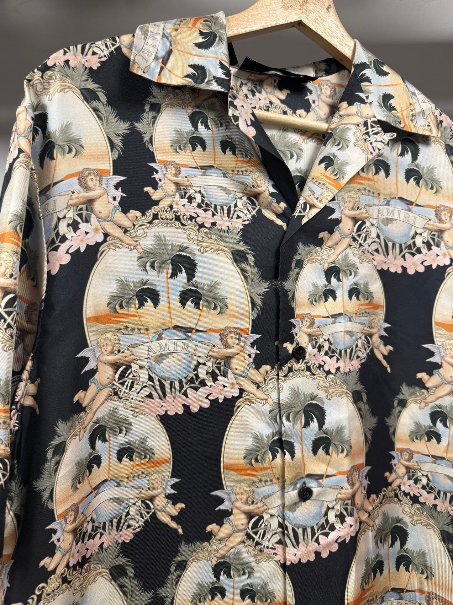 Amiri Silk Cherub Shirt - S & M