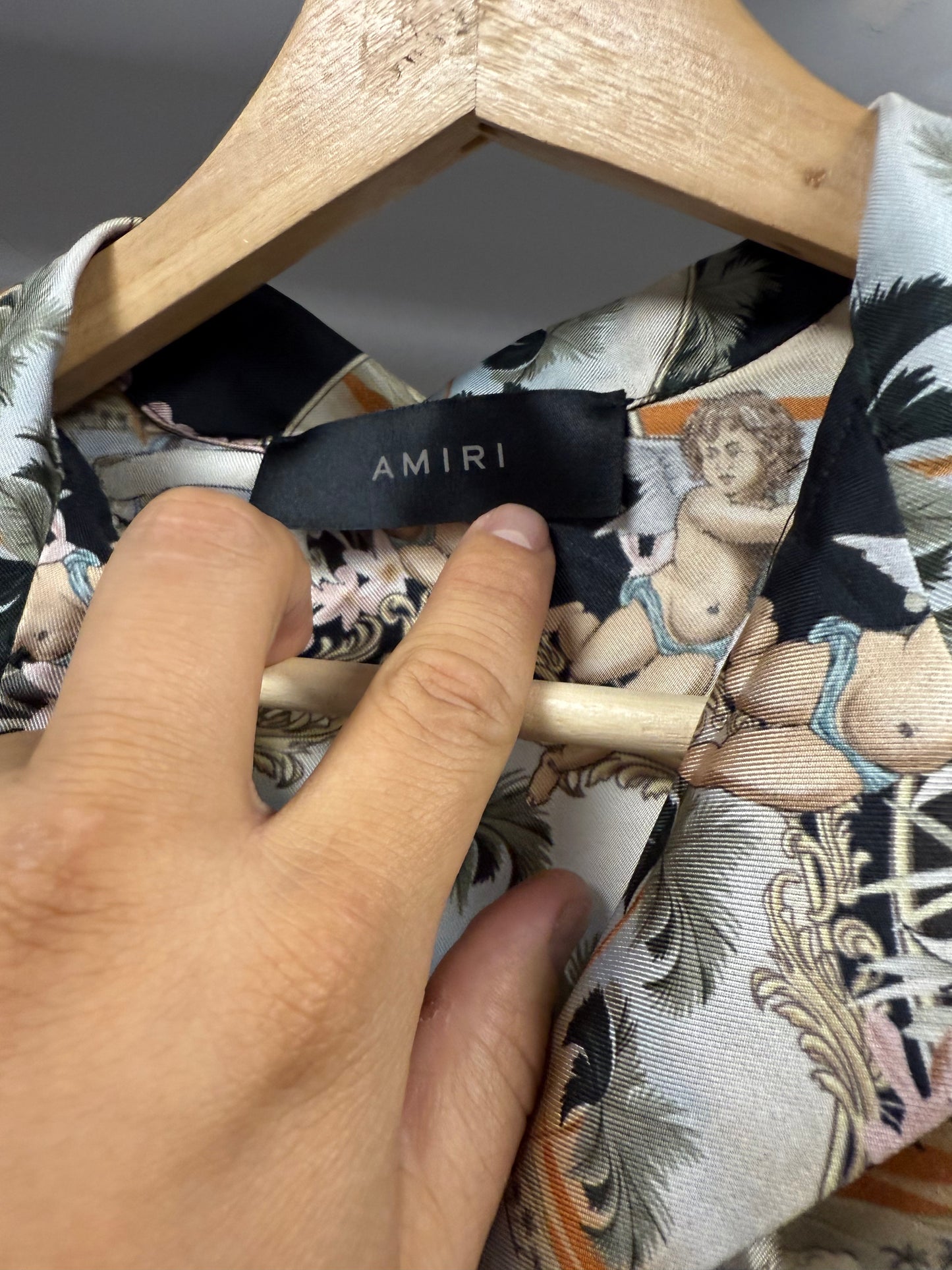 Amiri Silk Cherub Shirt - S & M