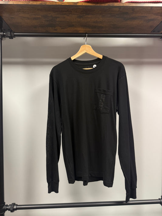 Chrome Hearts "Miami" Crosses Black on Black L/S -M