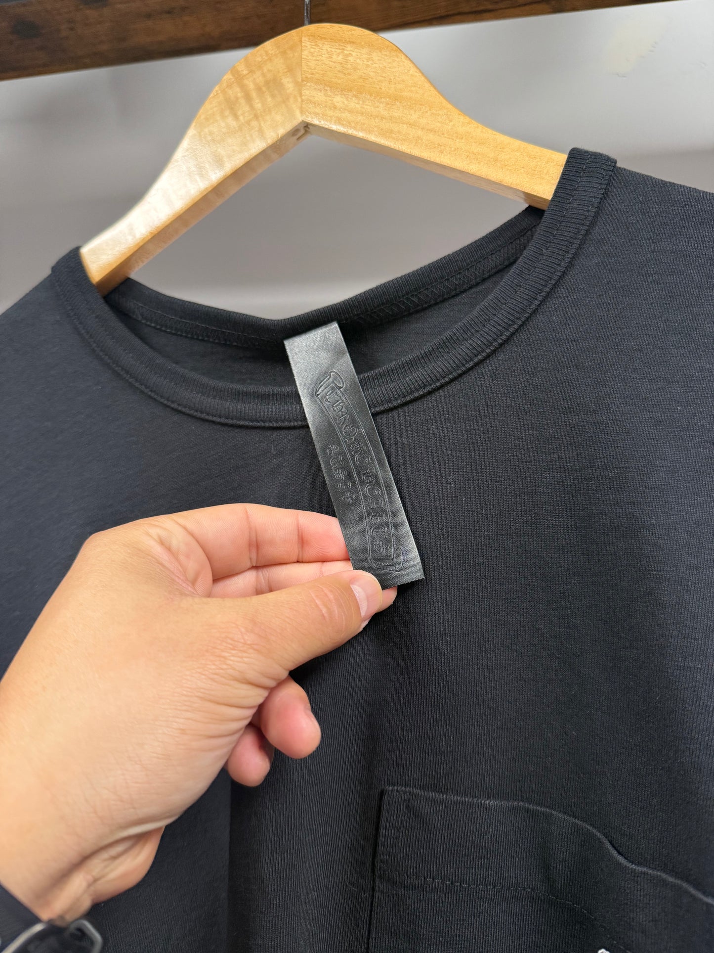 Chrome Hearts Logo Embroidery Long Sleeve T-Shirt - L