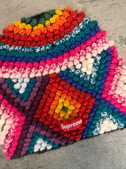 Supreme Knitted Multicolor Beanie - OS