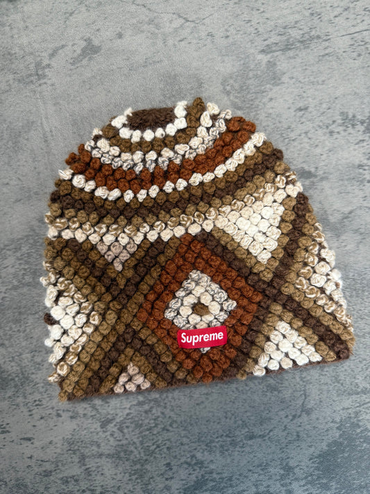 Supreme Knitted Brown Beanie - OS