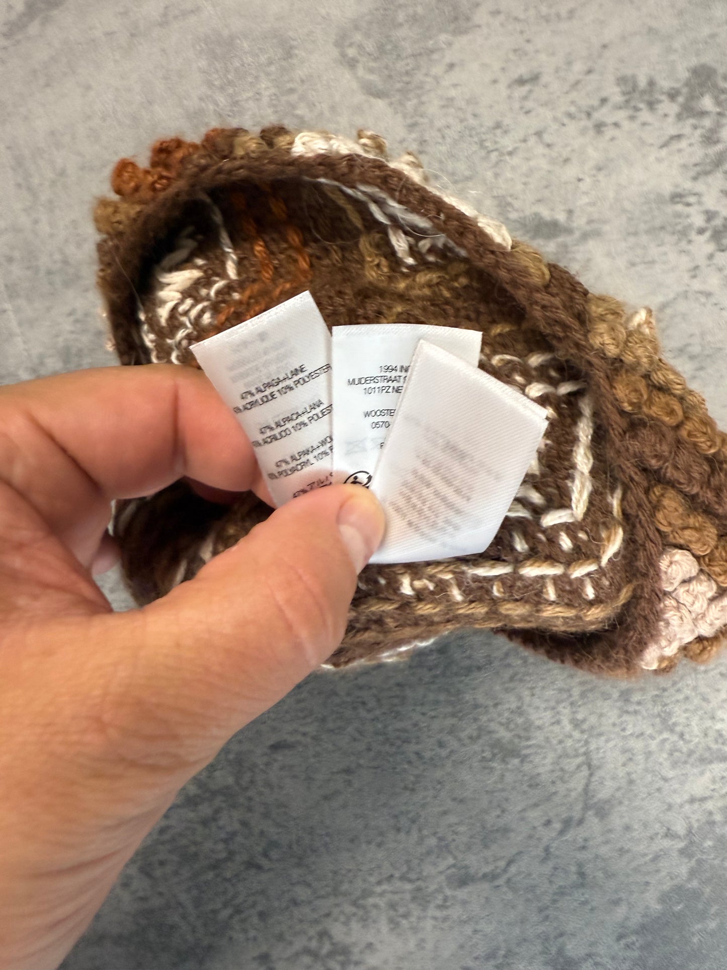 Supreme Knitted Brown Beanie - OS