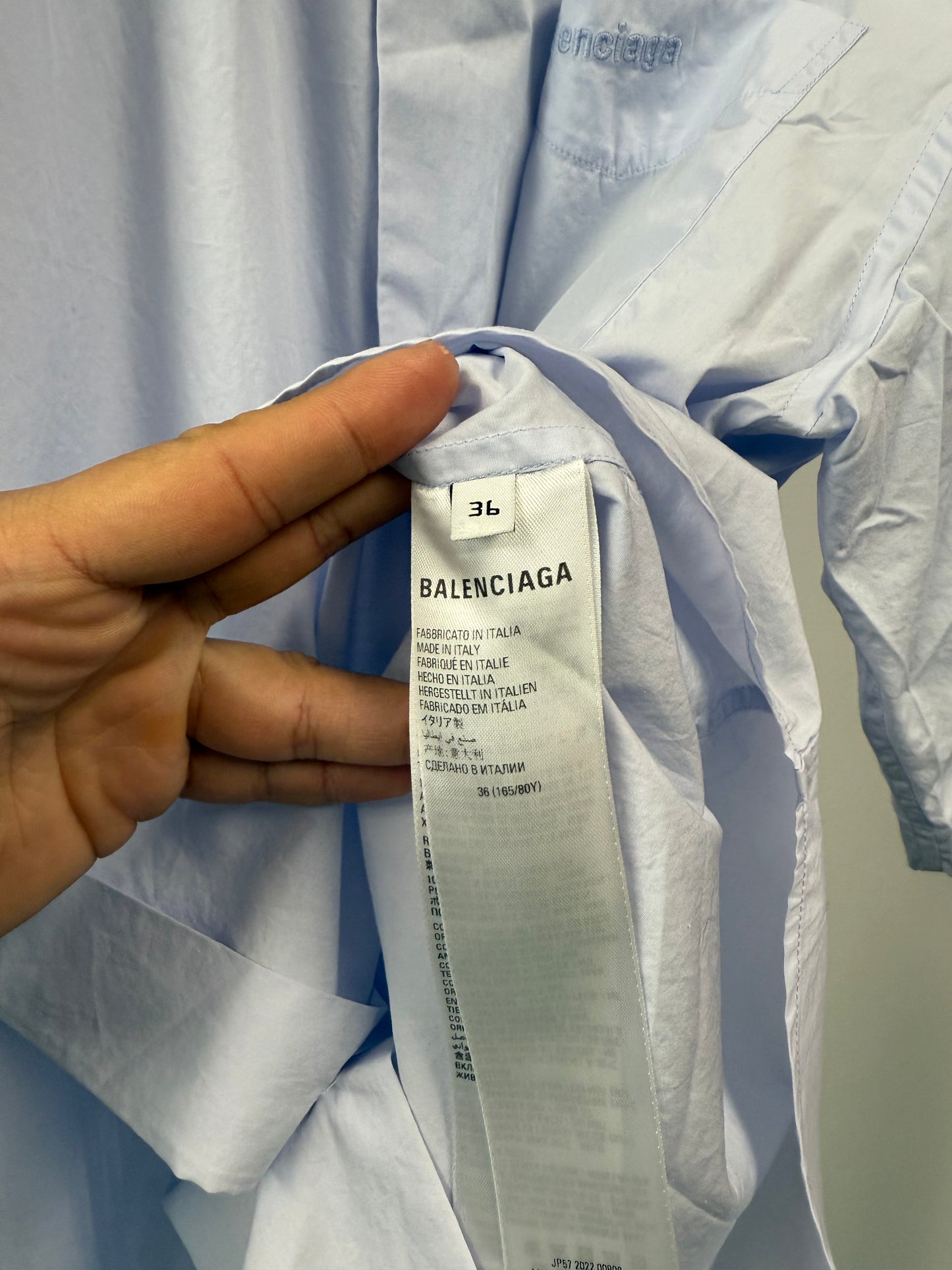 Balenciaga Shirt - Bottom Down - L