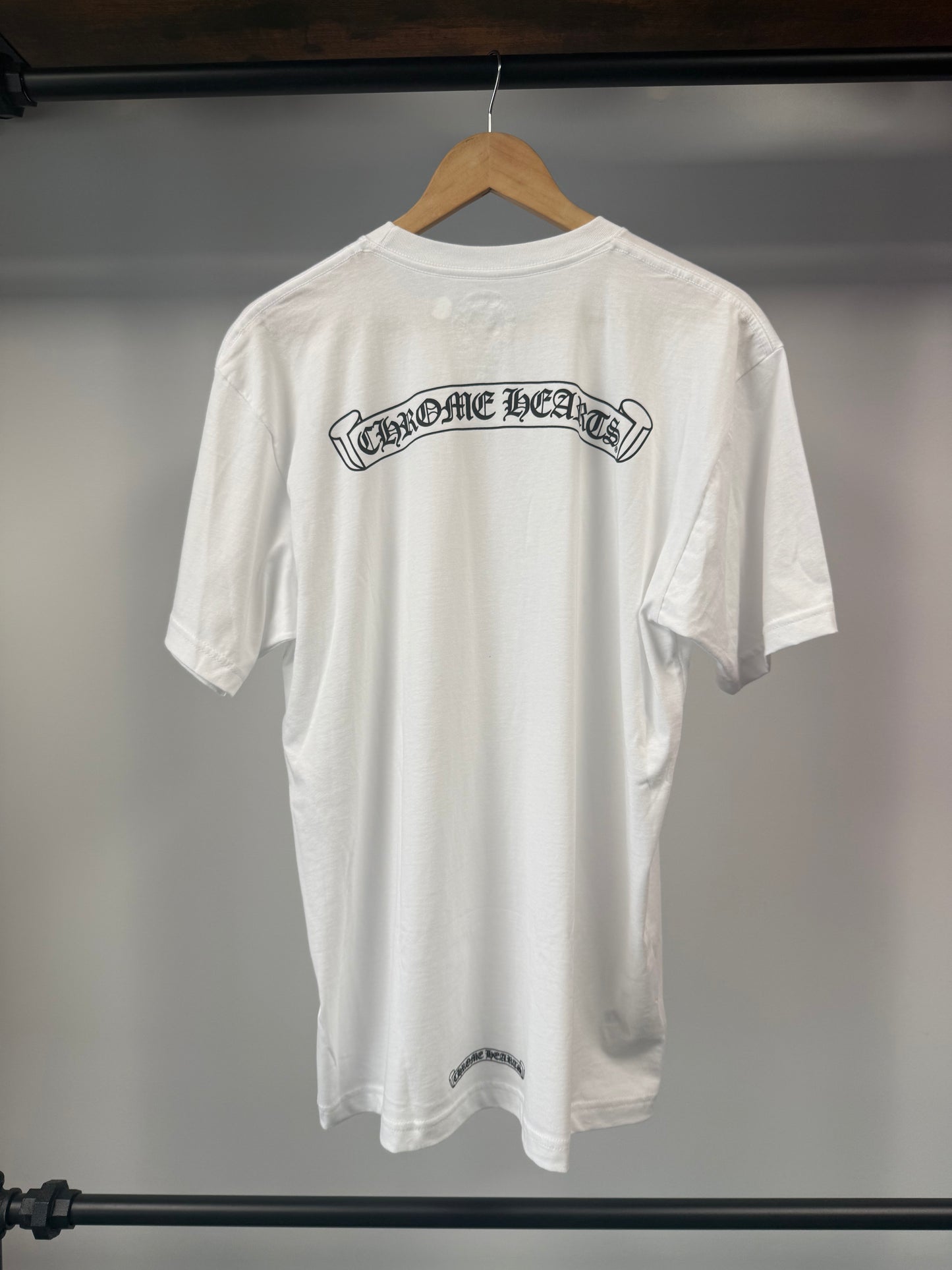 Chrome Hearts Scroll Logo Tee - L