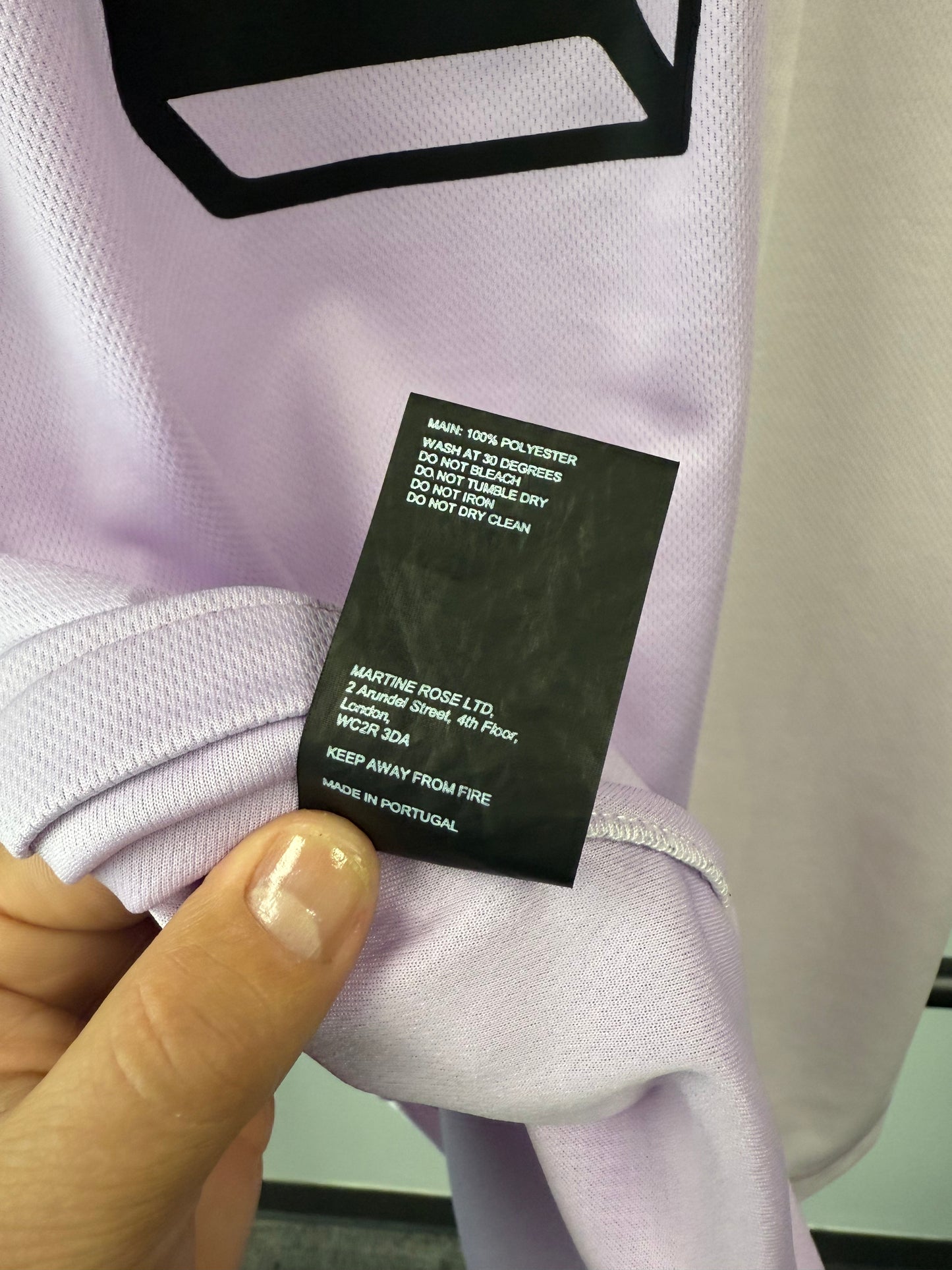 Martine Rose Half and Half Jersey - Small