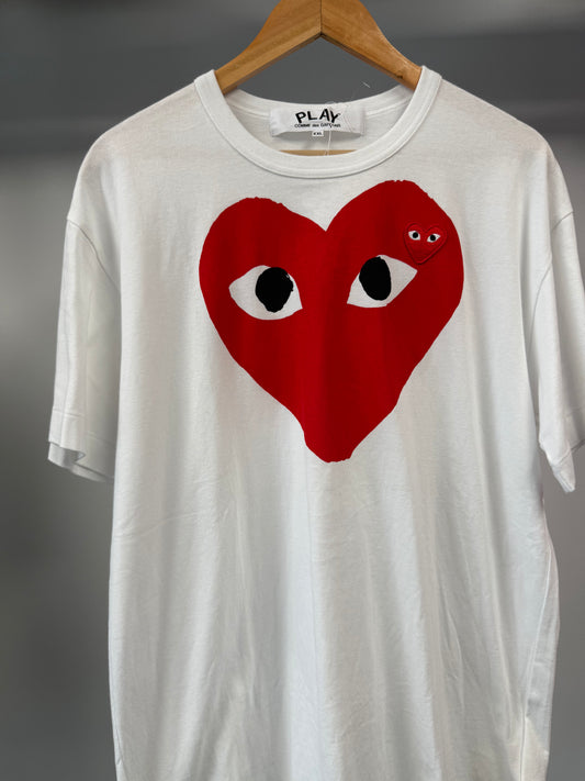 Comme Des Garcons (CDG) Play Tee - 2XL