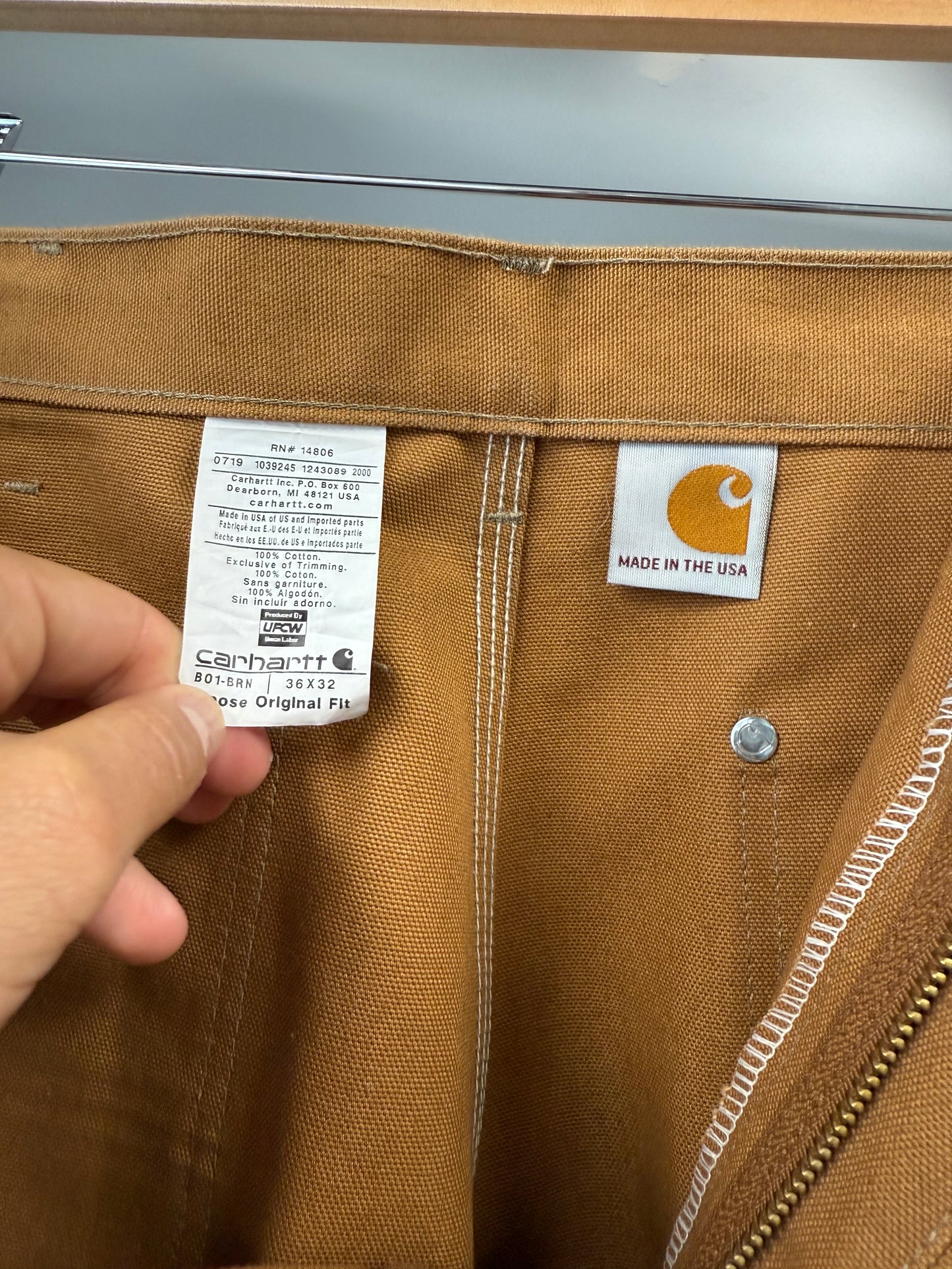 Carhartt Double Knee Pants 36x32