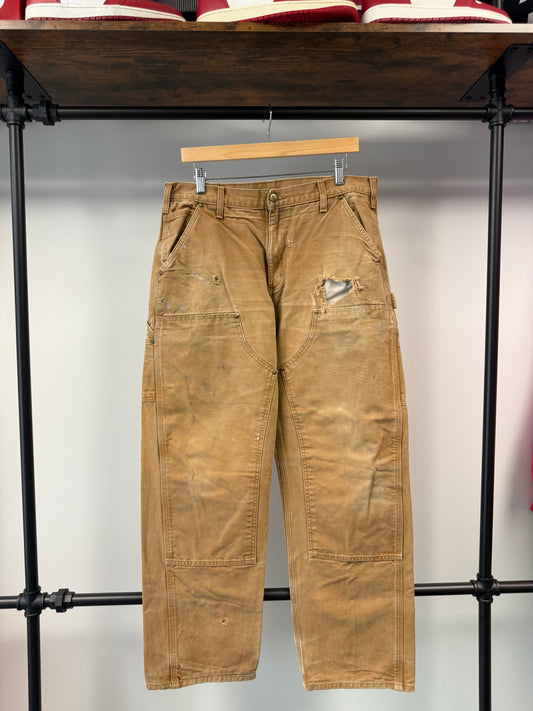 Carhartt Double Knee Distressed Pants 32x32