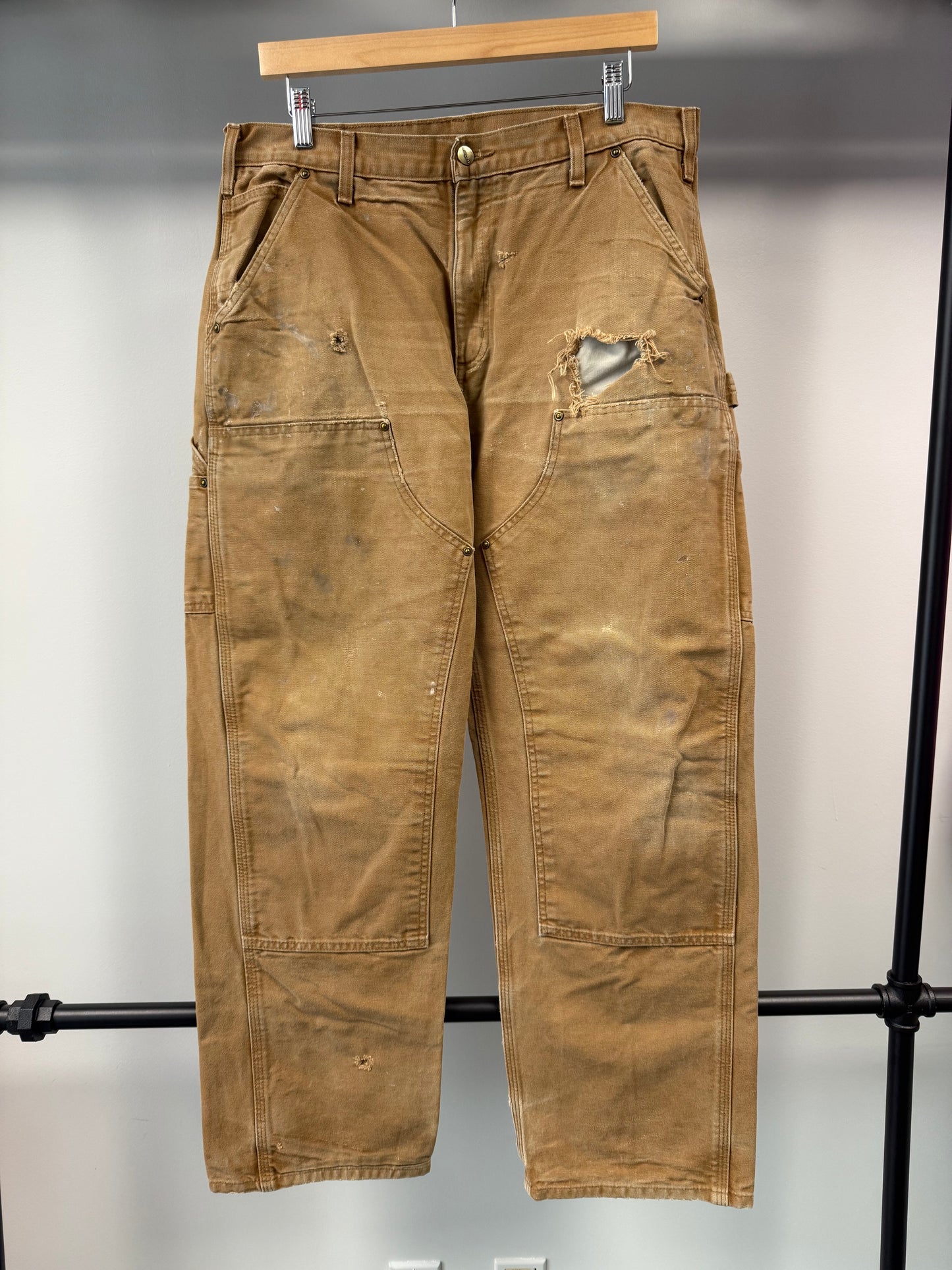 Carhartt Double Knee Distressed Pants 32x32