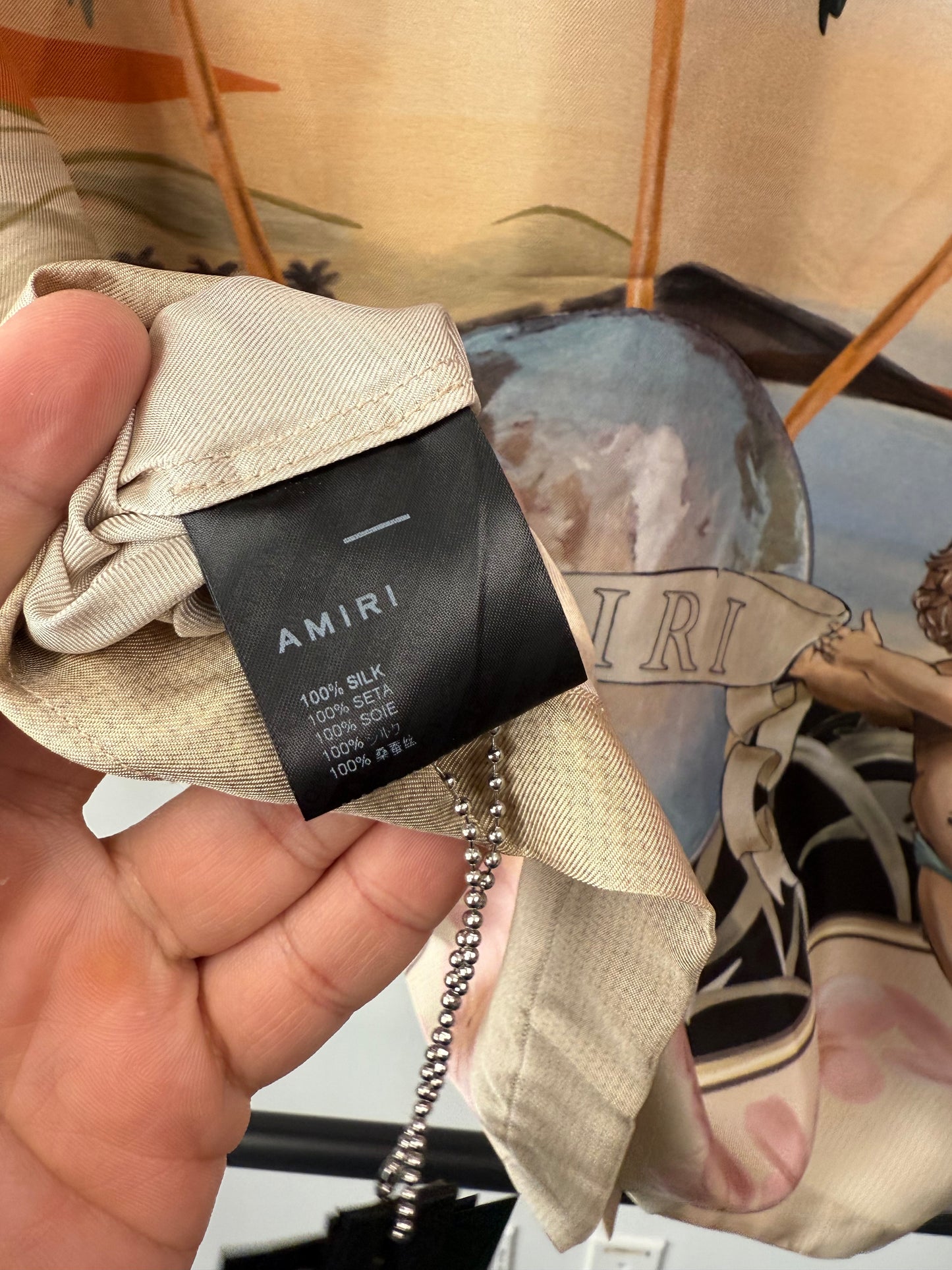Amiri Cherub Silk Shirt