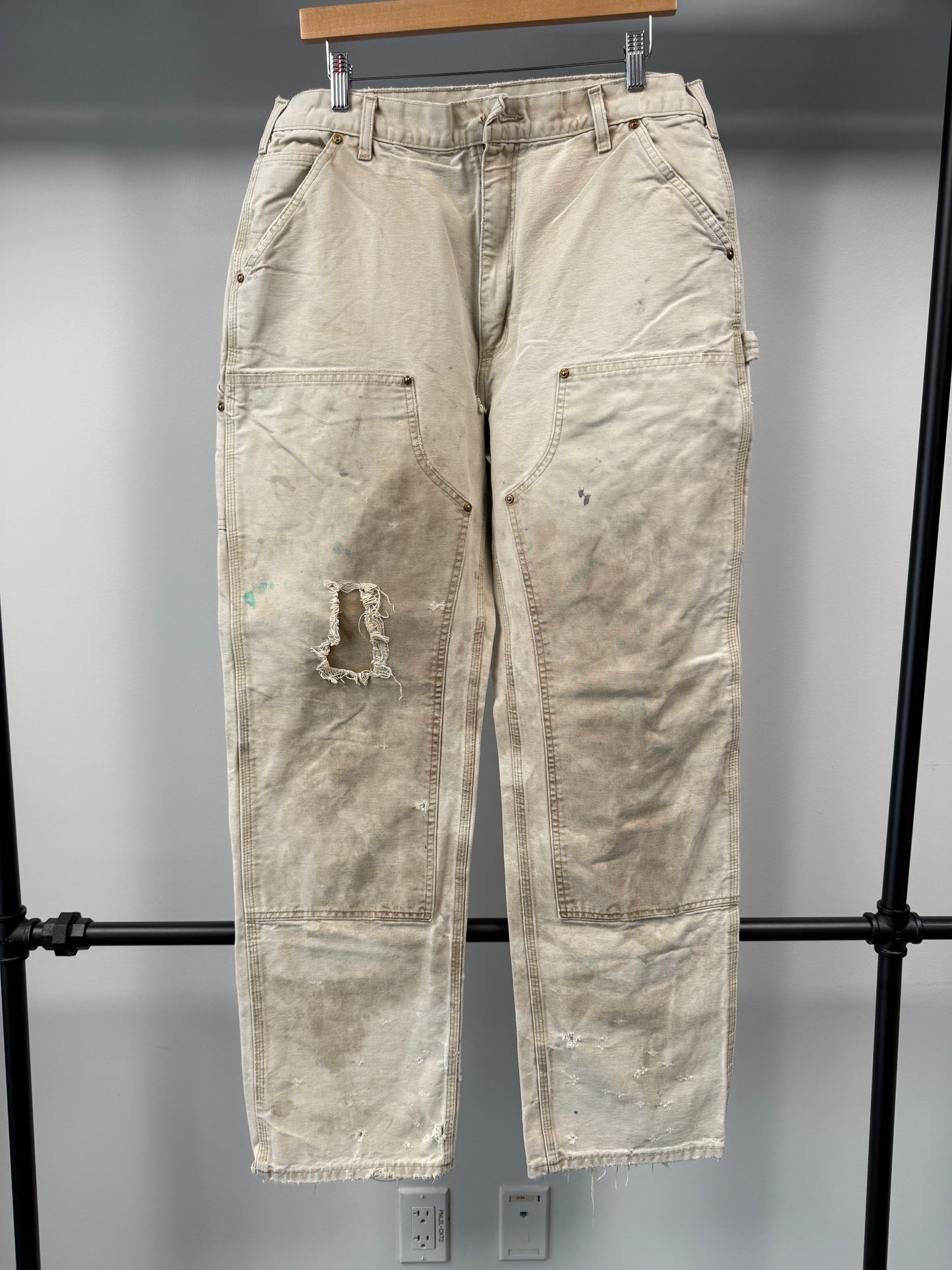 Carhartt Double Knee Tan Pants 32x33