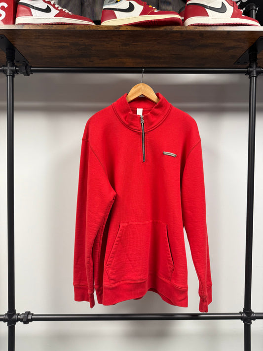Chrome Hearts King Taco Red Quarter Zip - XL