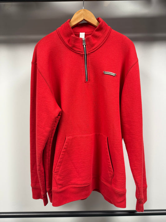 Chrome Hearts King Taco Red Quarter Zip - XL