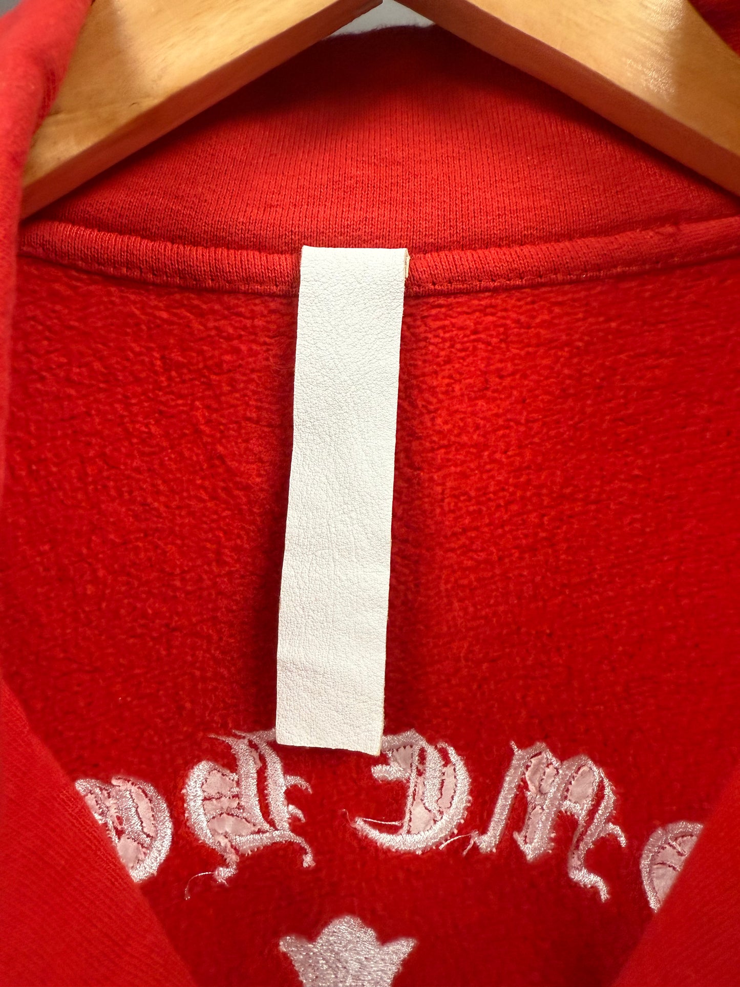 Chrome Hearts King Taco Red Quarter Zip - XL
