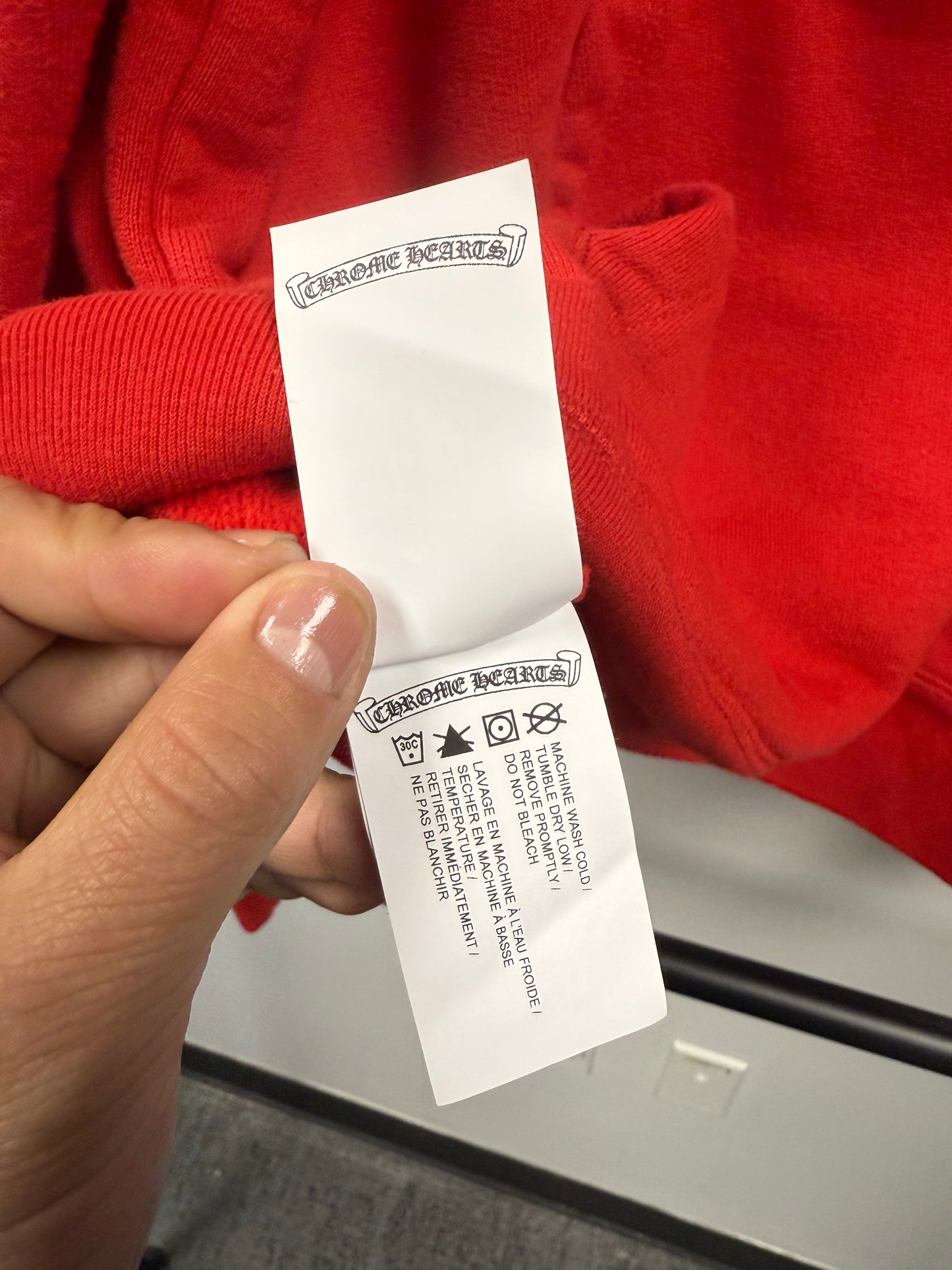 Chrome Hearts King Taco Red Quarter Zip - XL