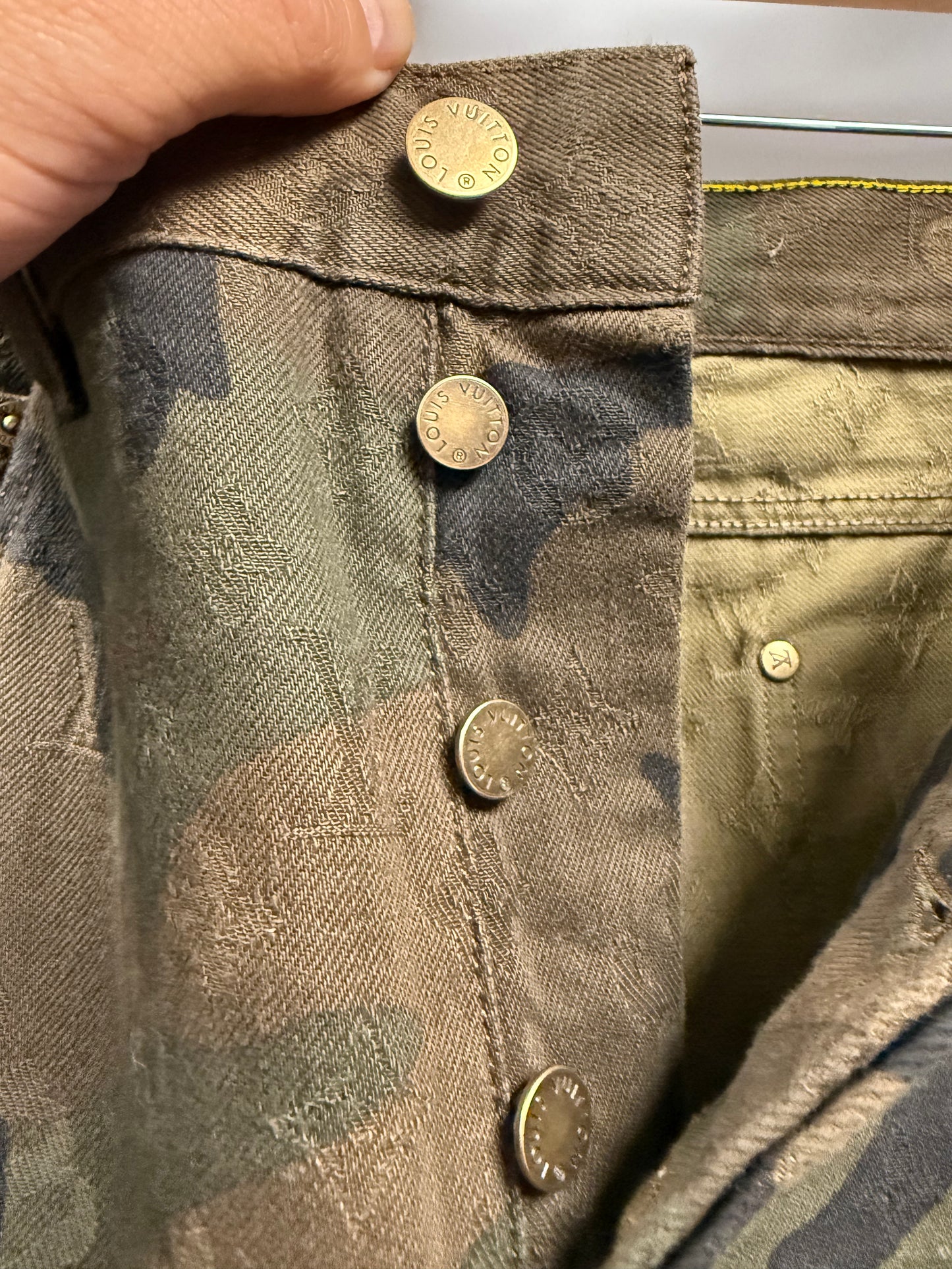 Louis Vuitton × Supreme "Brown" Denims - 38