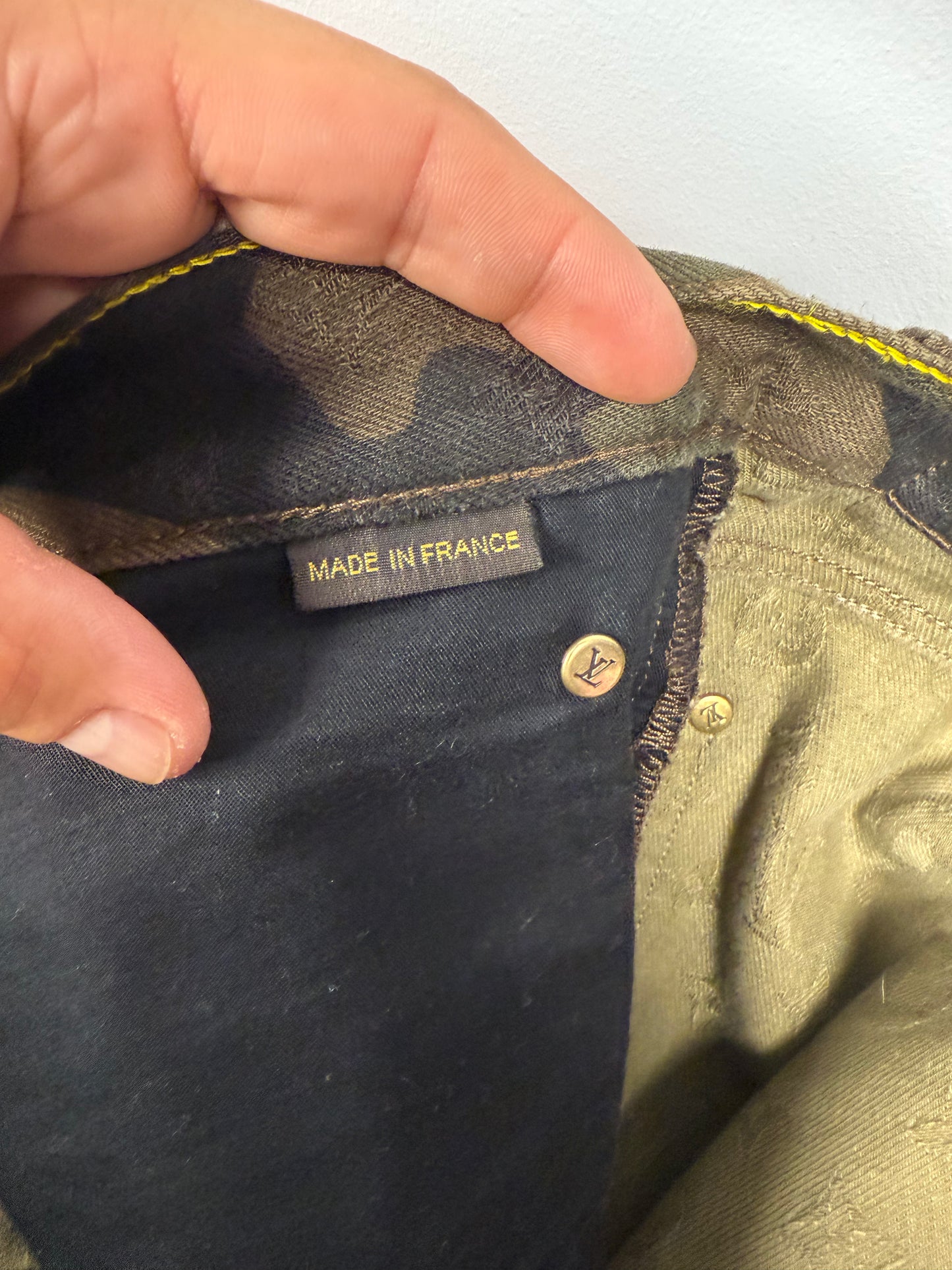 Louis Vuitton × Supreme "Brown" Denims - 38