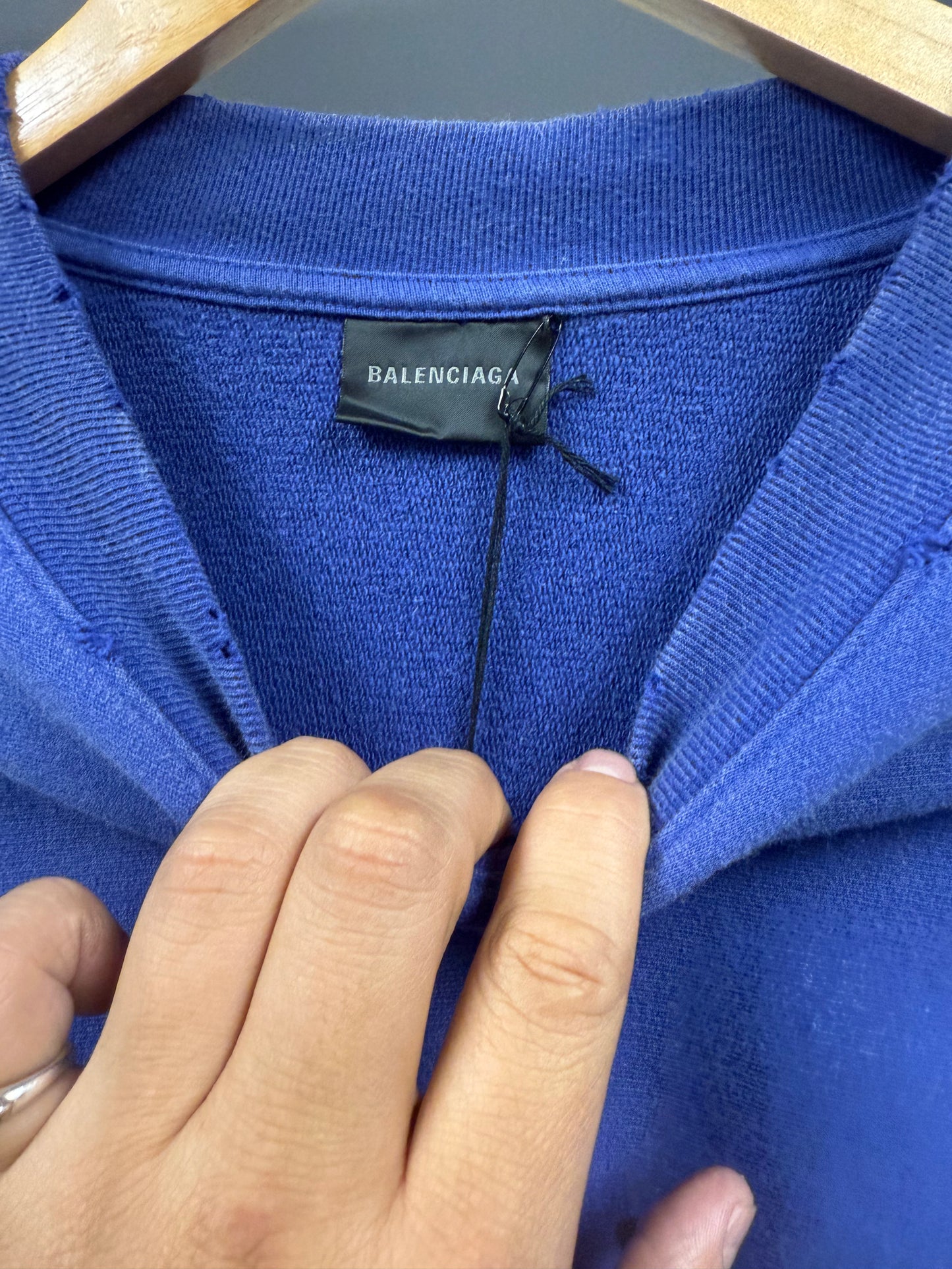 Balenciaga Campaign Purple Crewneck -  XL