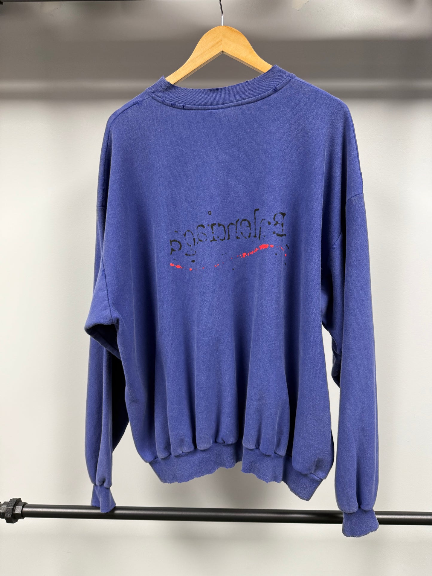 Balenciaga Campaign Purple Crewneck -  XL