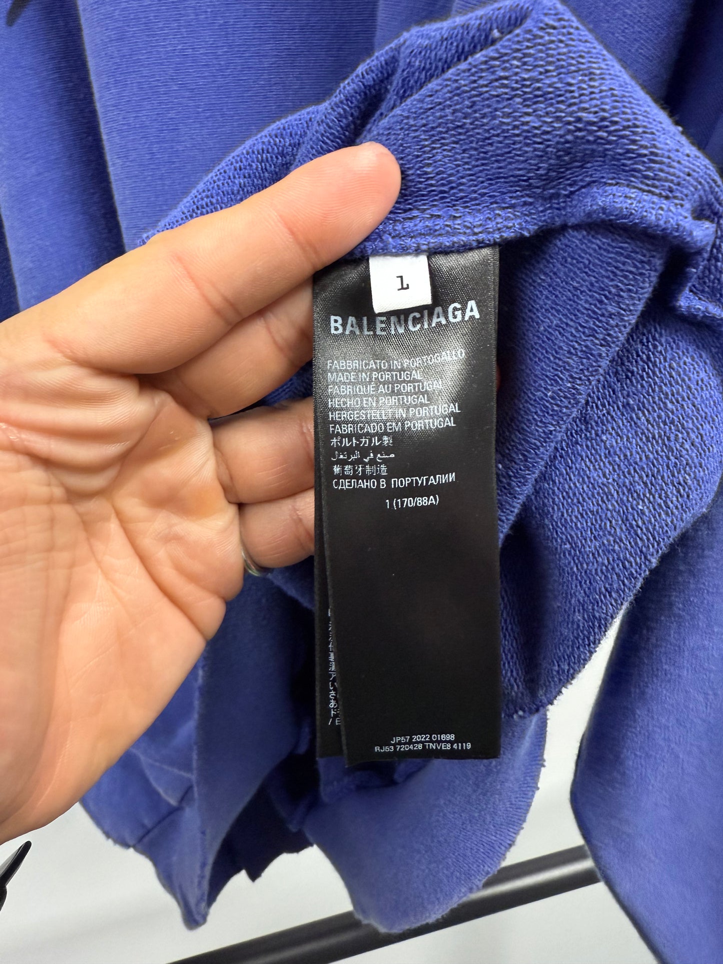 Balenciaga Campaign Purple Crewneck -  XL