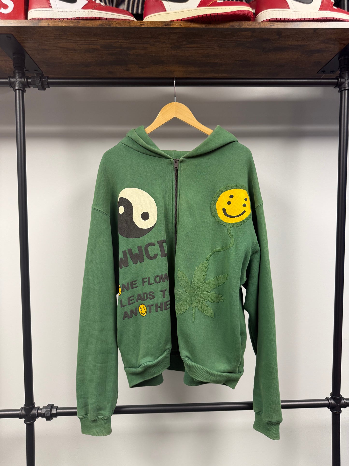 CPFM "Earth First" Hoodie Green - M