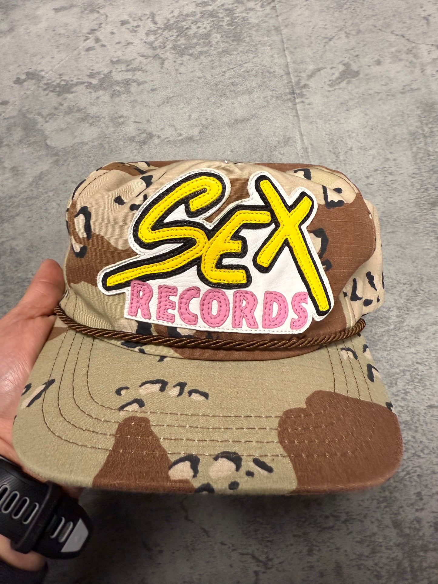 Chrome Hearts x Matty Boy "Sex Records" Camouflage Hat - OS