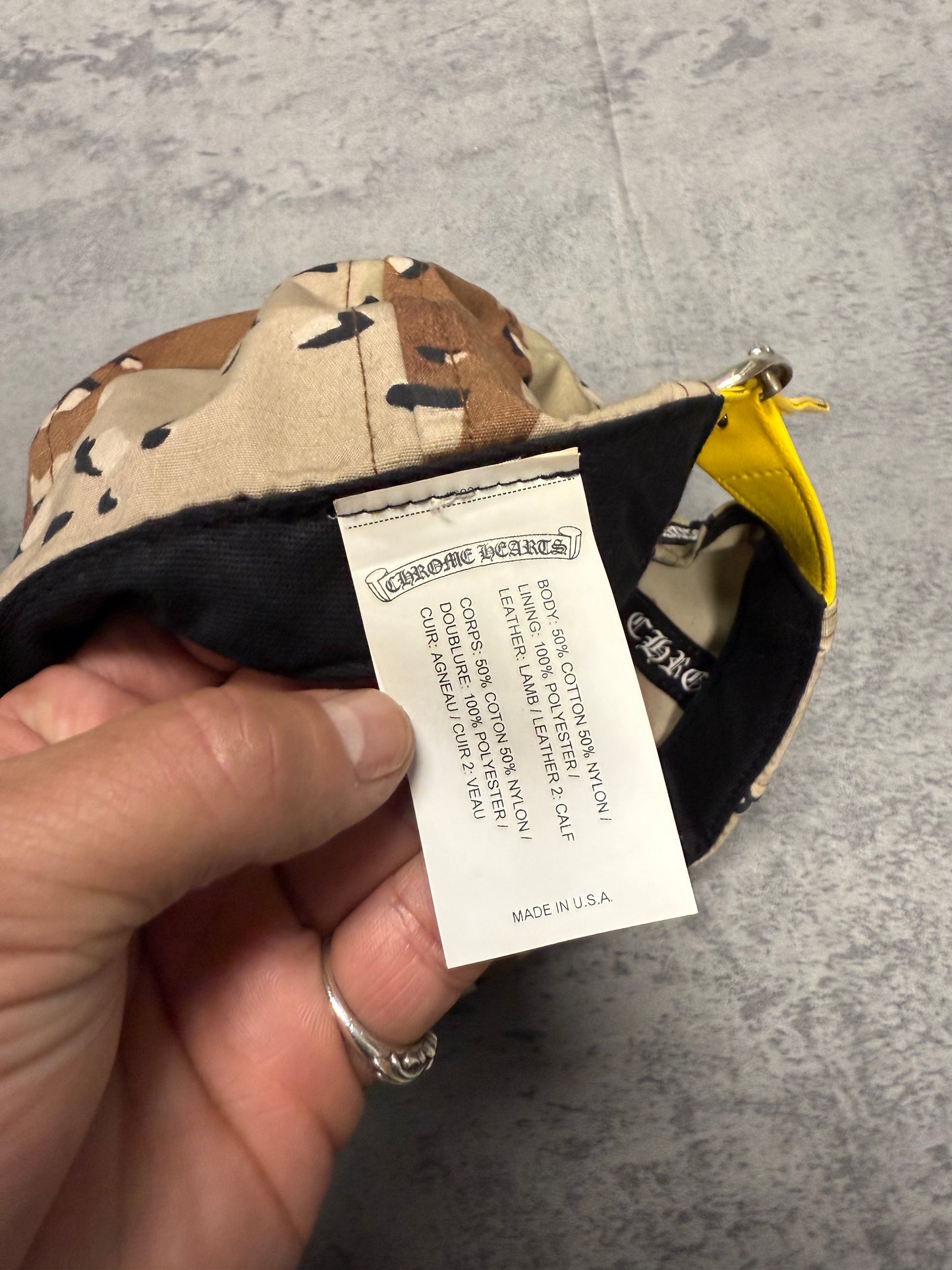 Chrome Hearts x Matty Boy "Sex Records" Camouflage Hat - OS