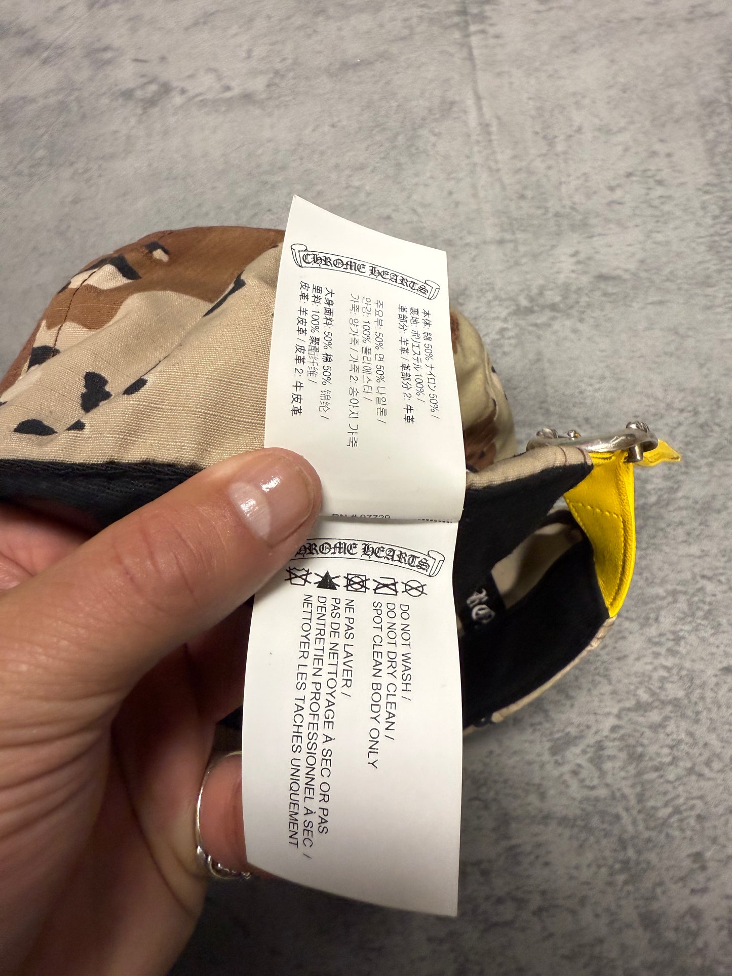 Chrome Hearts x Matty Boy "Sex Records" Camouflage Hat - OS