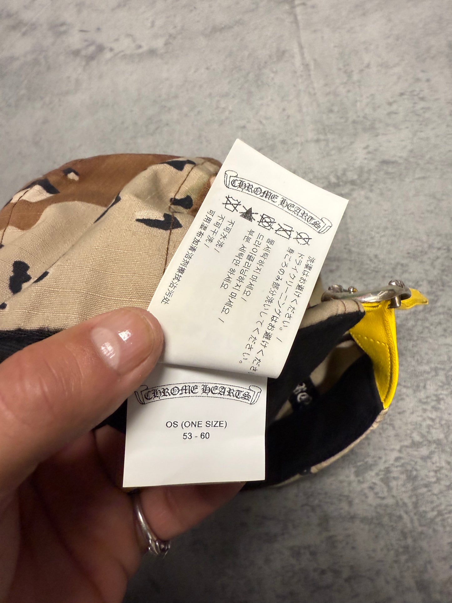 Chrome Hearts x Matty Boy "Sex Records" Camouflage Hat - OS