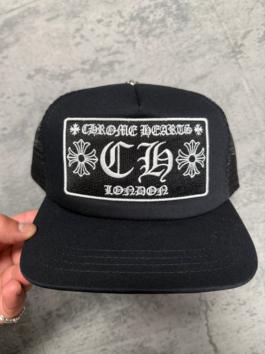 Chrome Hearts "London" Patch Trucker Hat - OS
