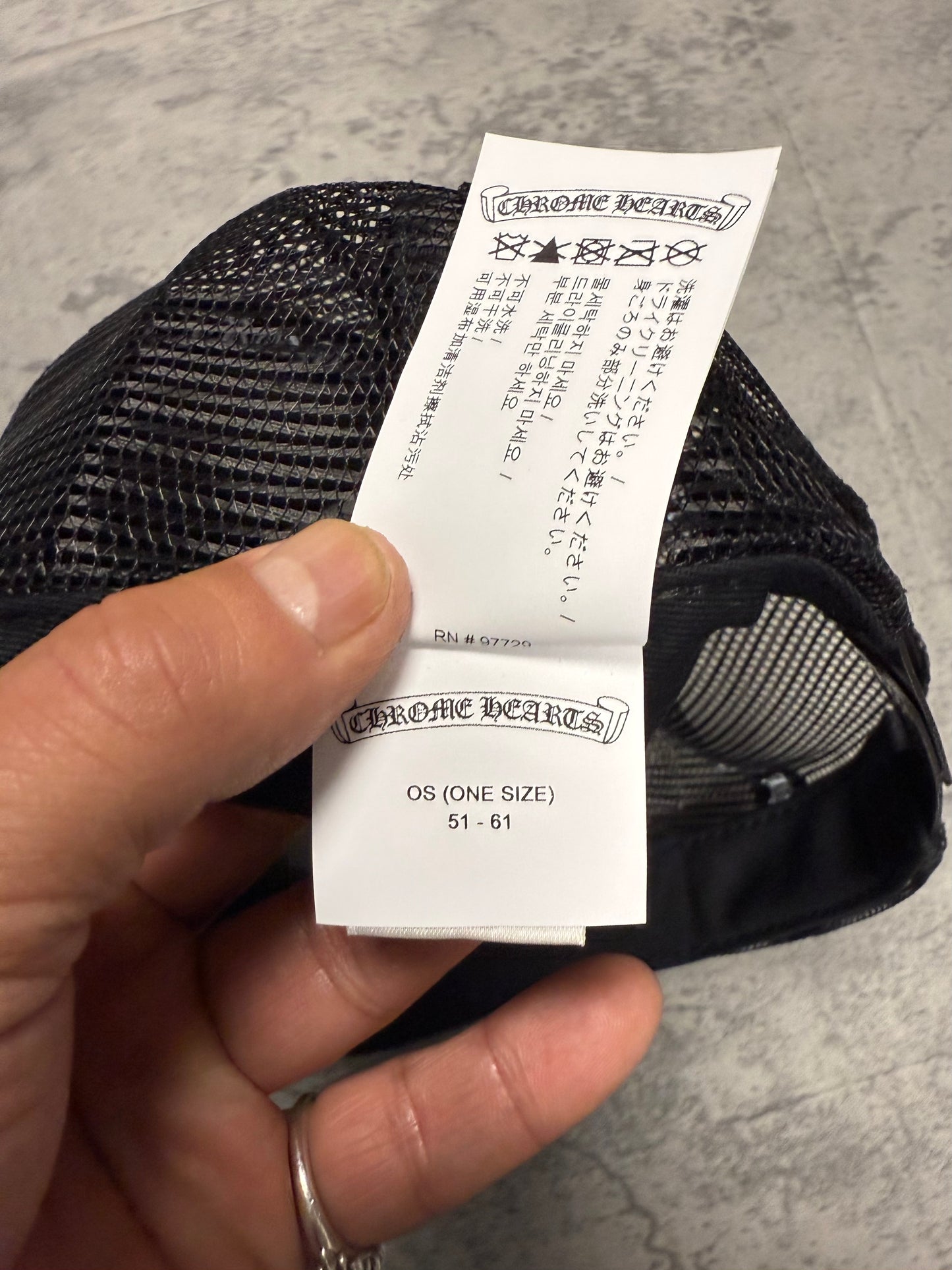 Chrome Hearts "London" Patch Trucker Hat - OS