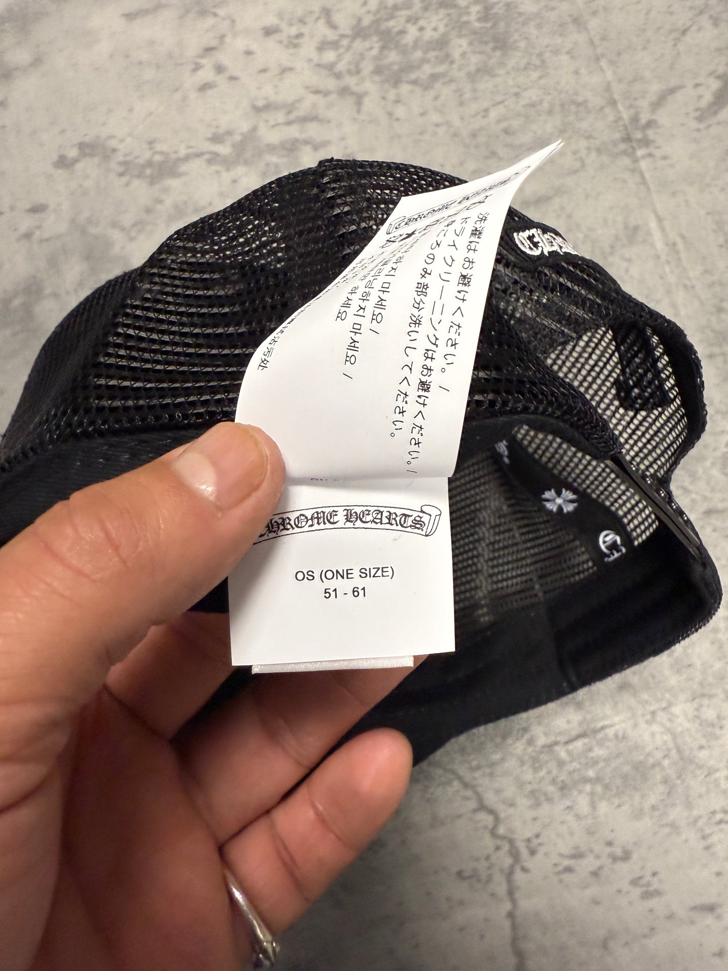 Chrome Hearts Camouflage Cemetery Cross Patch Trucker Hat - OS