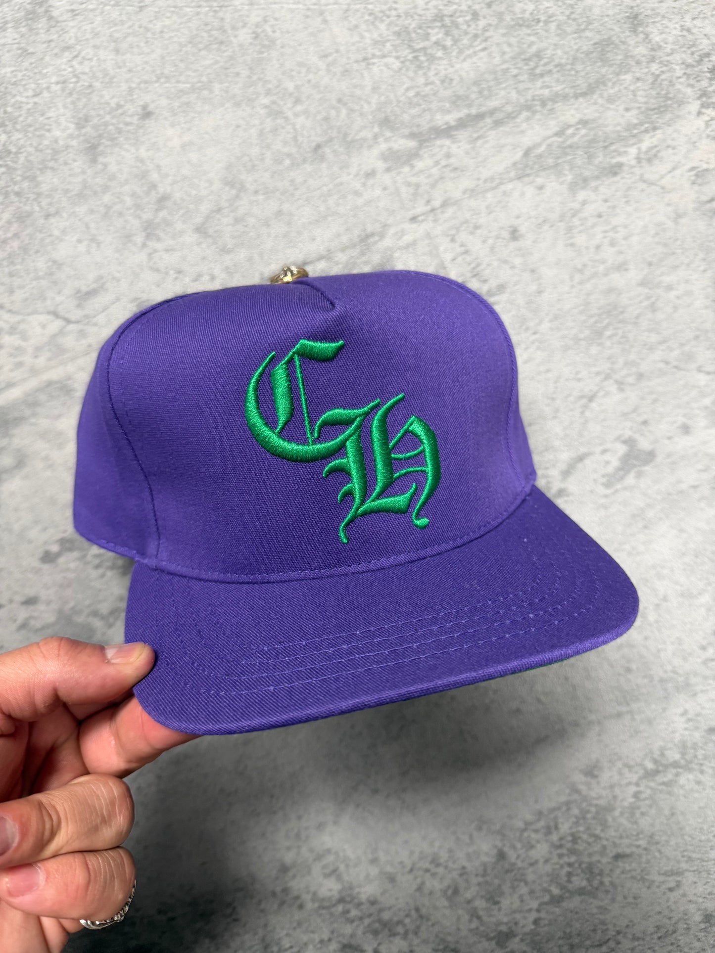 Chrome Hearts CH Purple Baseball Cap - OS