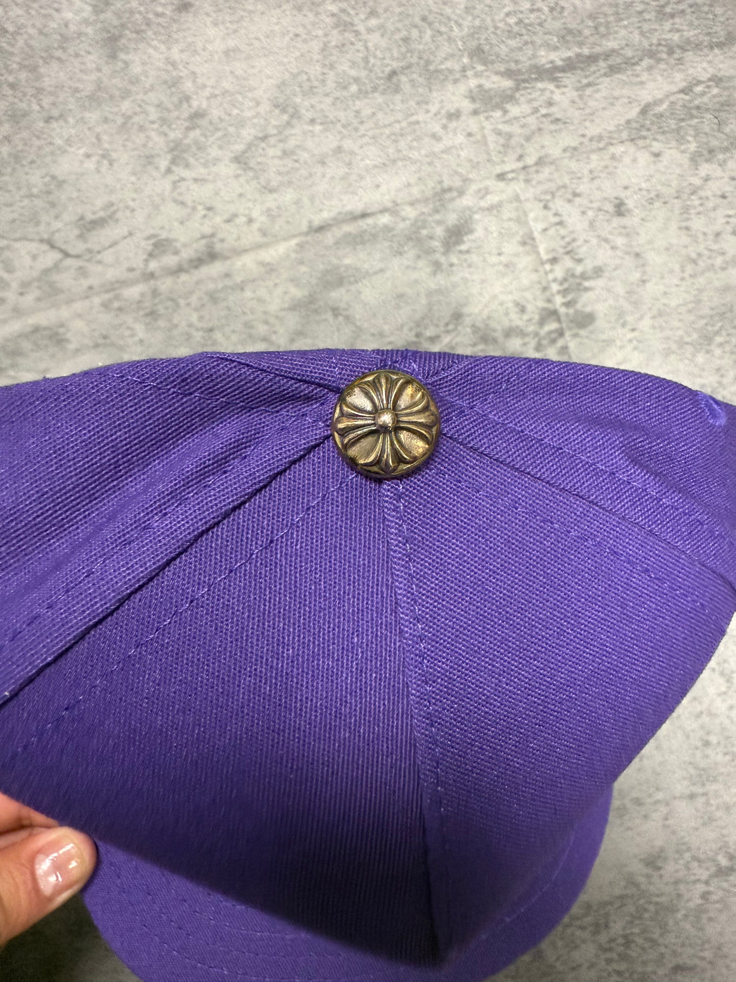 Chrome Hearts CH Purple Baseball Cap - OS