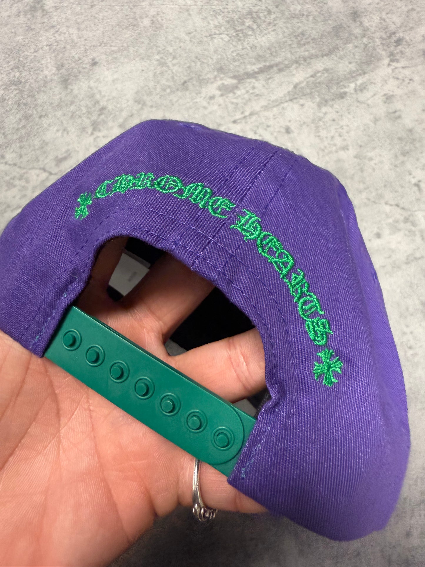 Chrome Hearts CH Purple Baseball Cap - OS